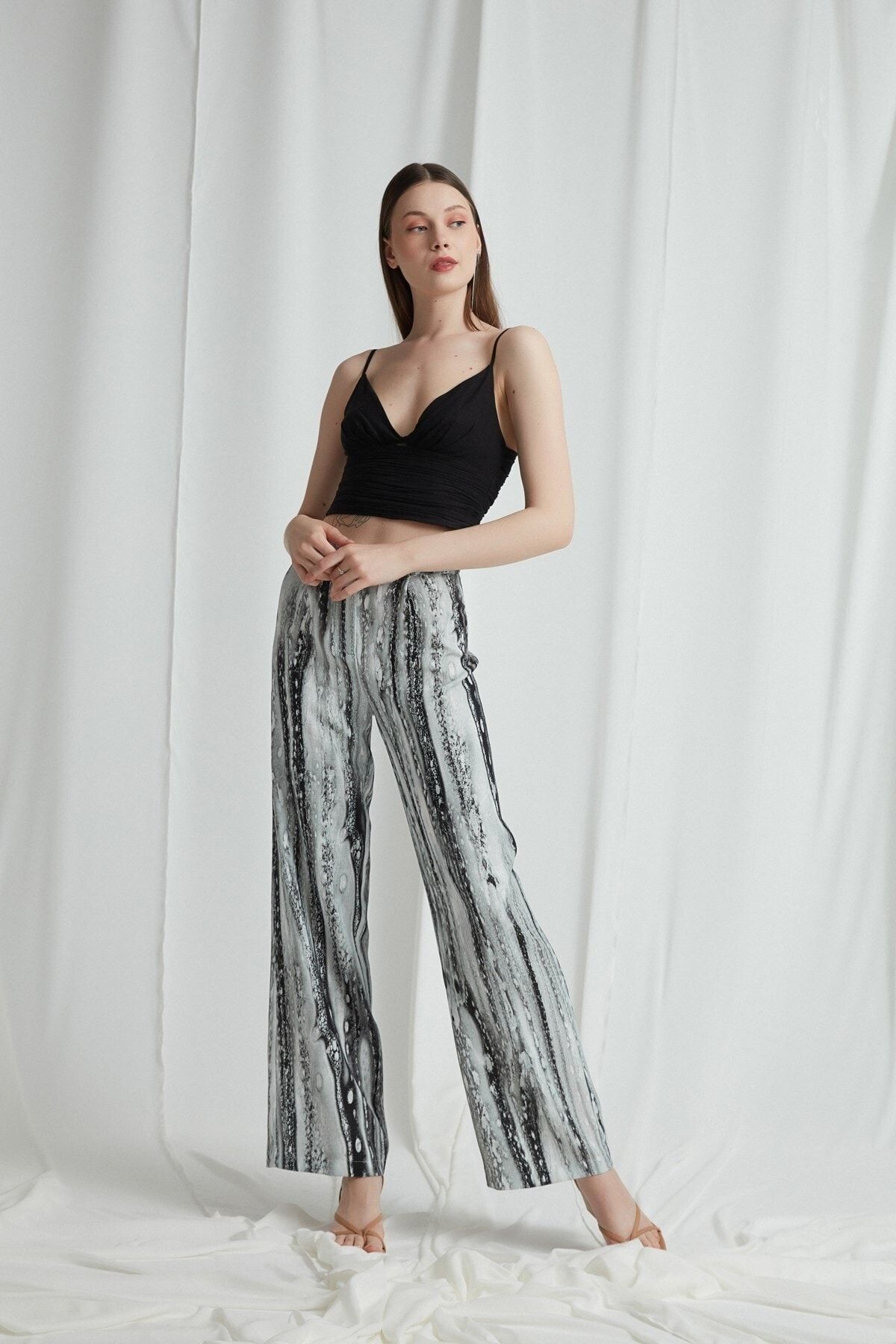 Pantolon / Siyah Batik