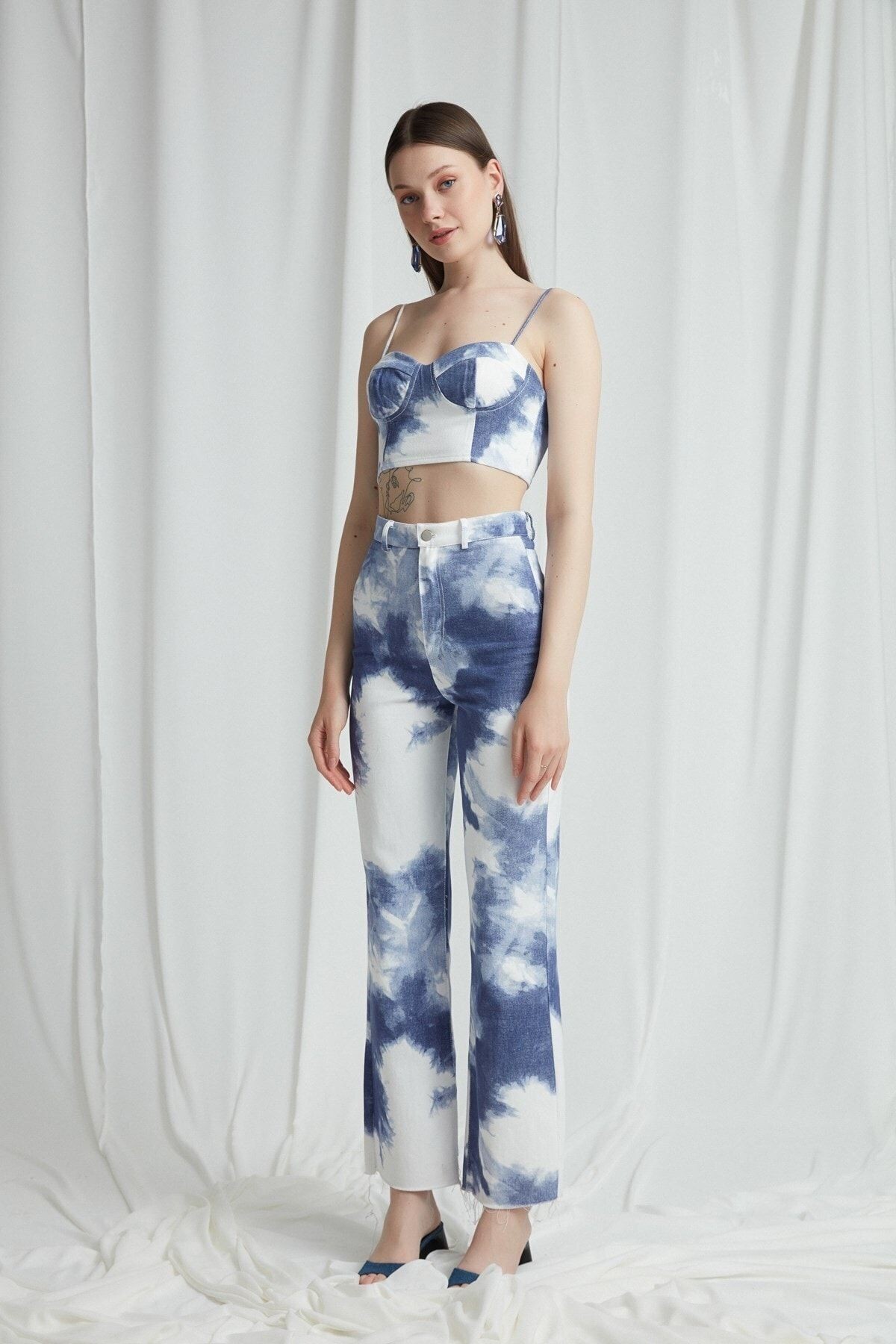 Mavi Batik Pantolon