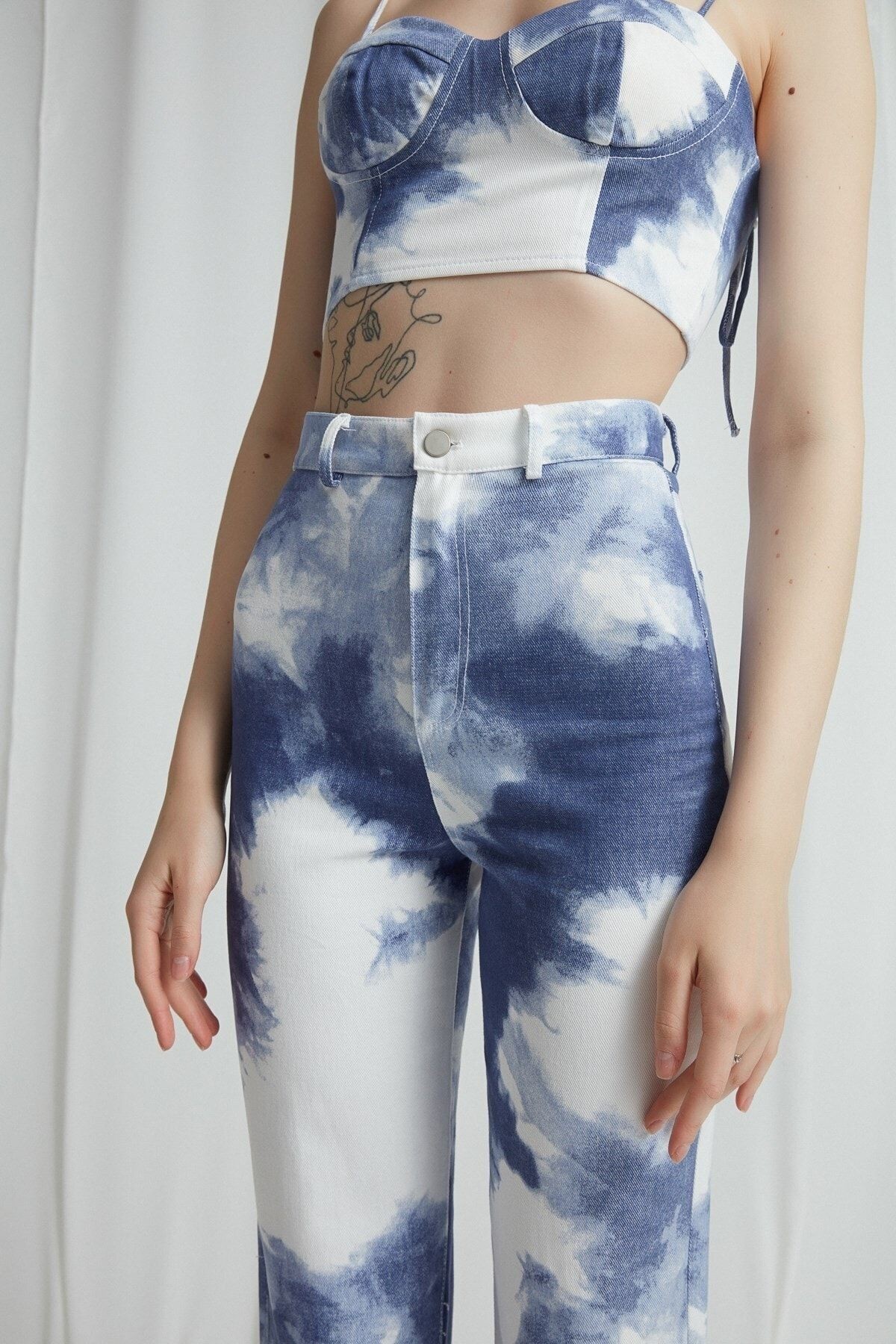 Mavi Batik Pantolon