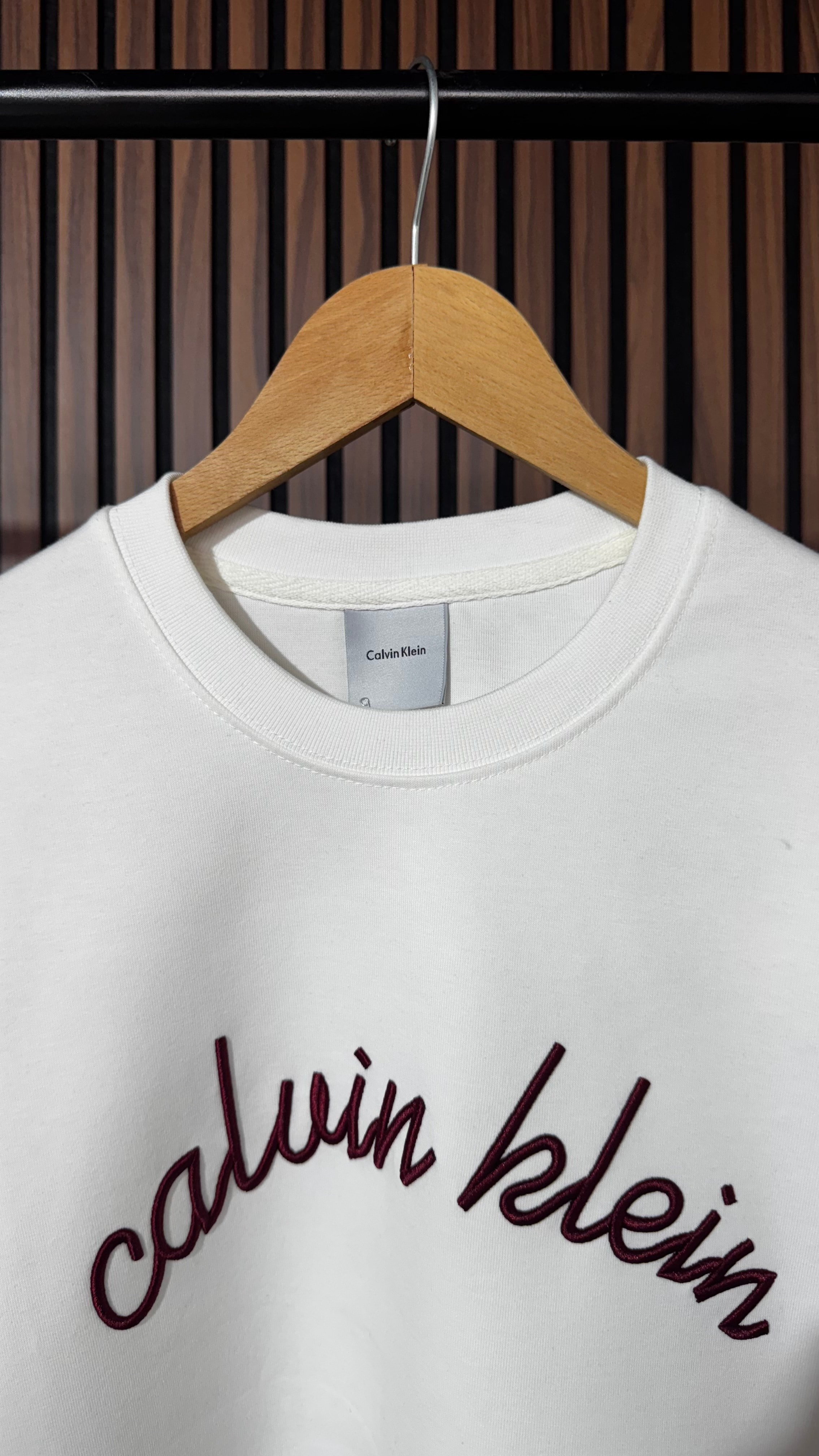 CK Premium Yazılı Siyah Sweatshirt