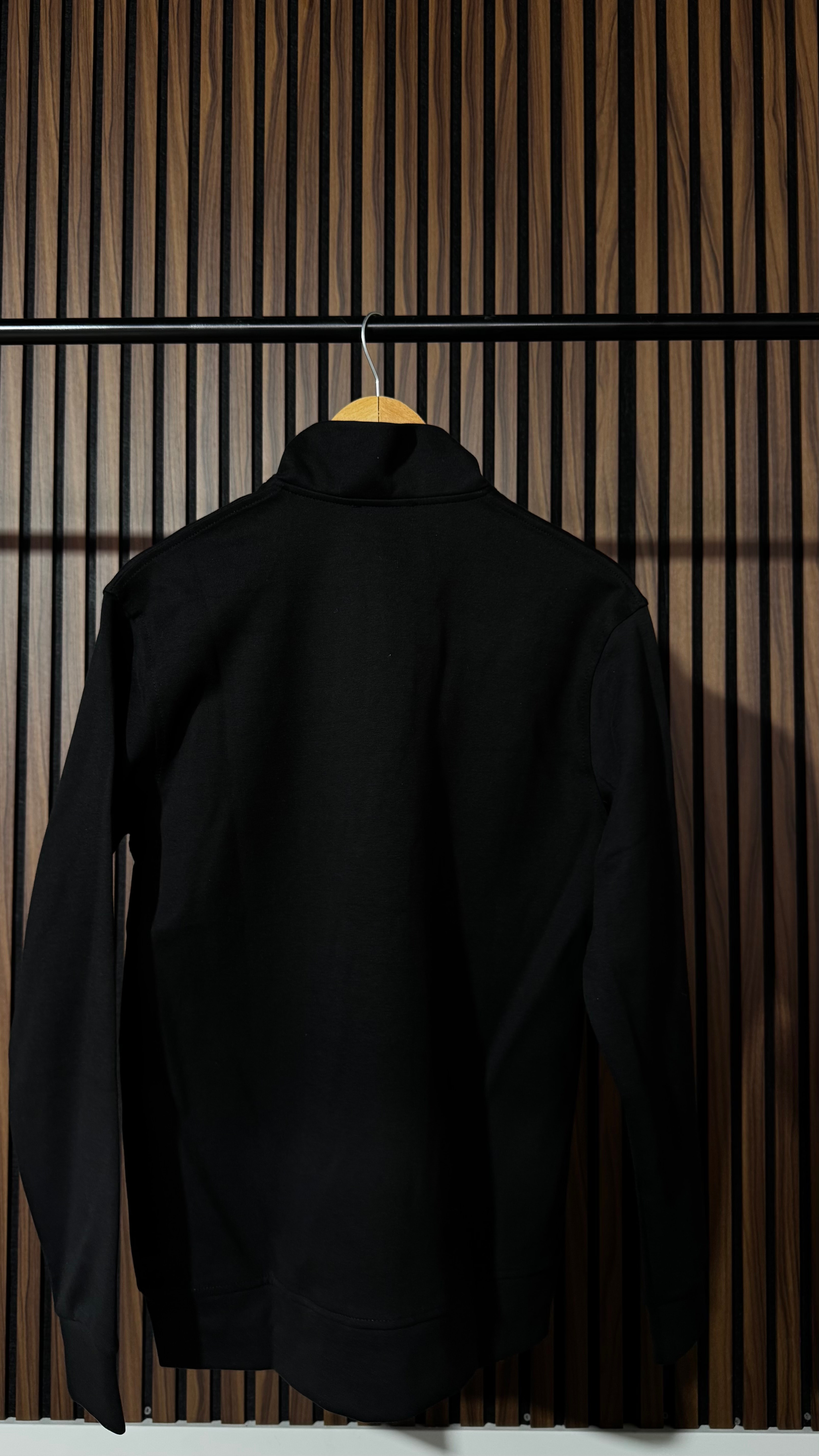 BYMN Premium Half Zip Siyah Sweatshirt