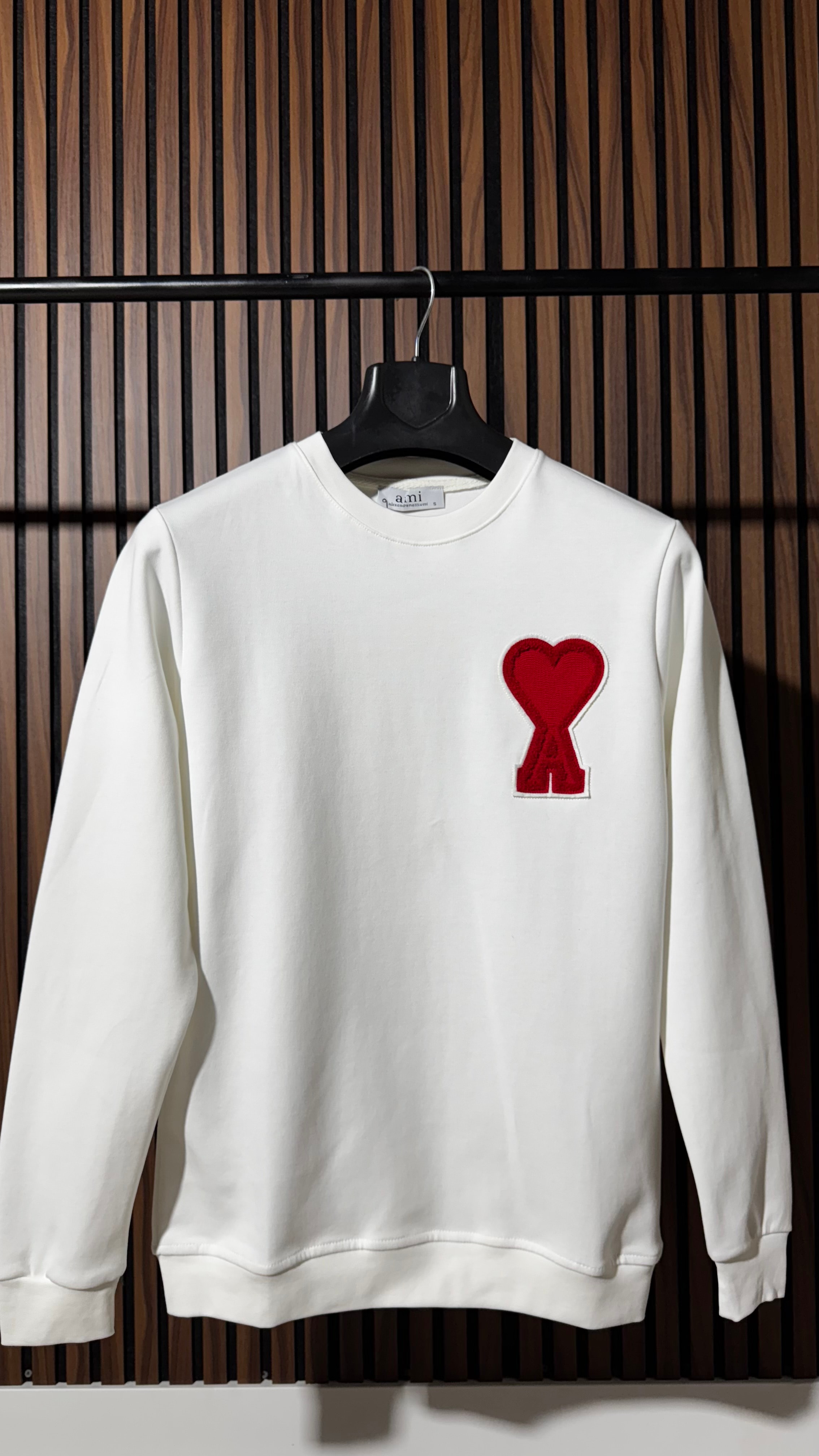 Ami Premium Beyaz Sweatshirt 