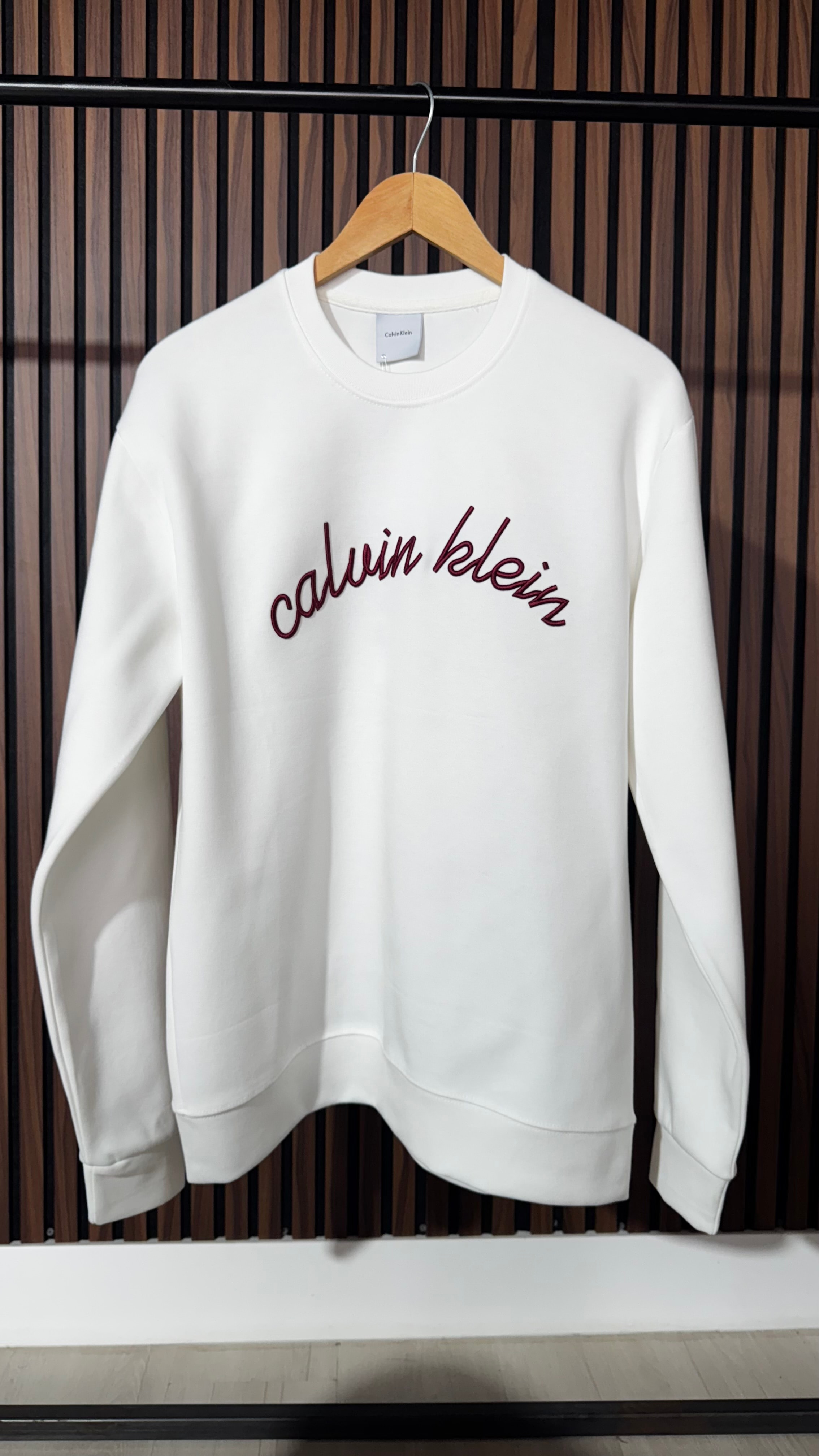 CK Premium Yazılı Siyah Sweatshirt