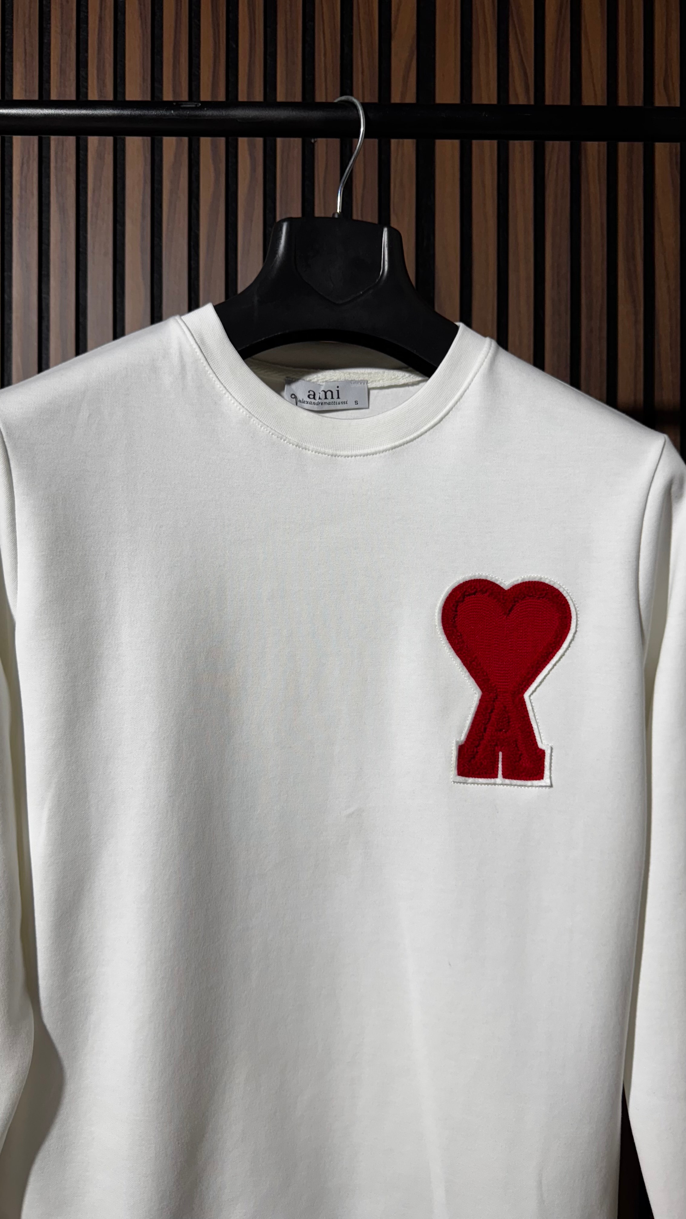 Ami Premium Beyaz Sweatshirt 