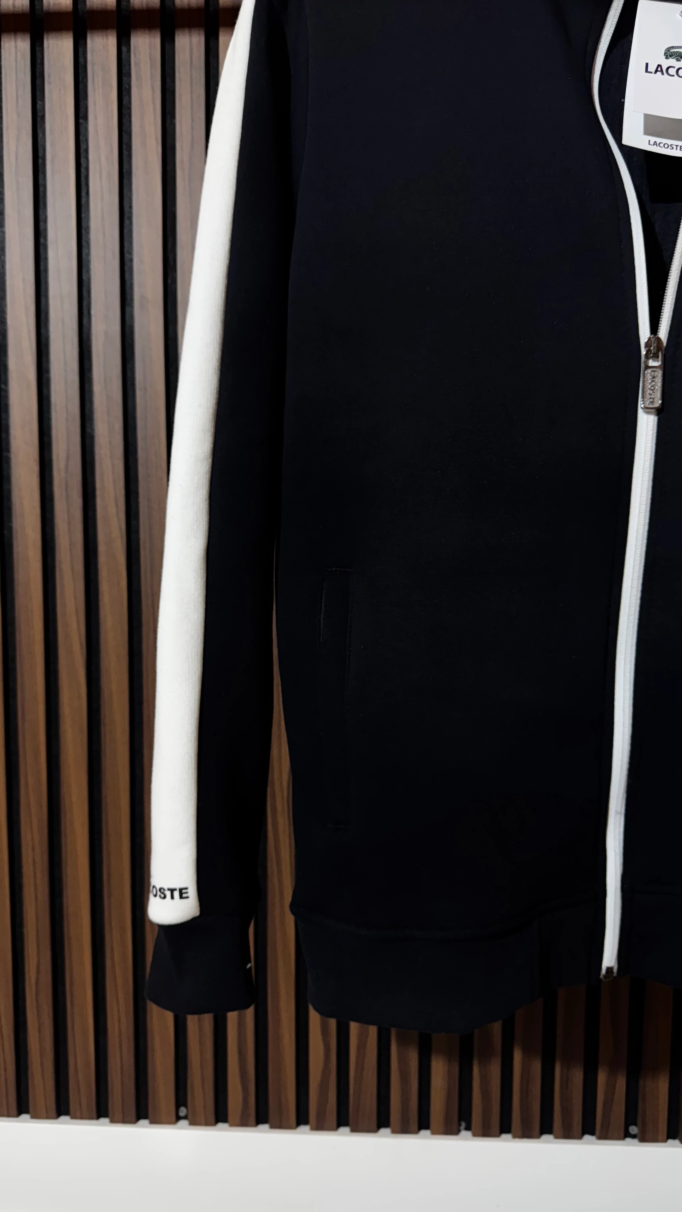 LCST Premium Şeritli Lacivert Hırka