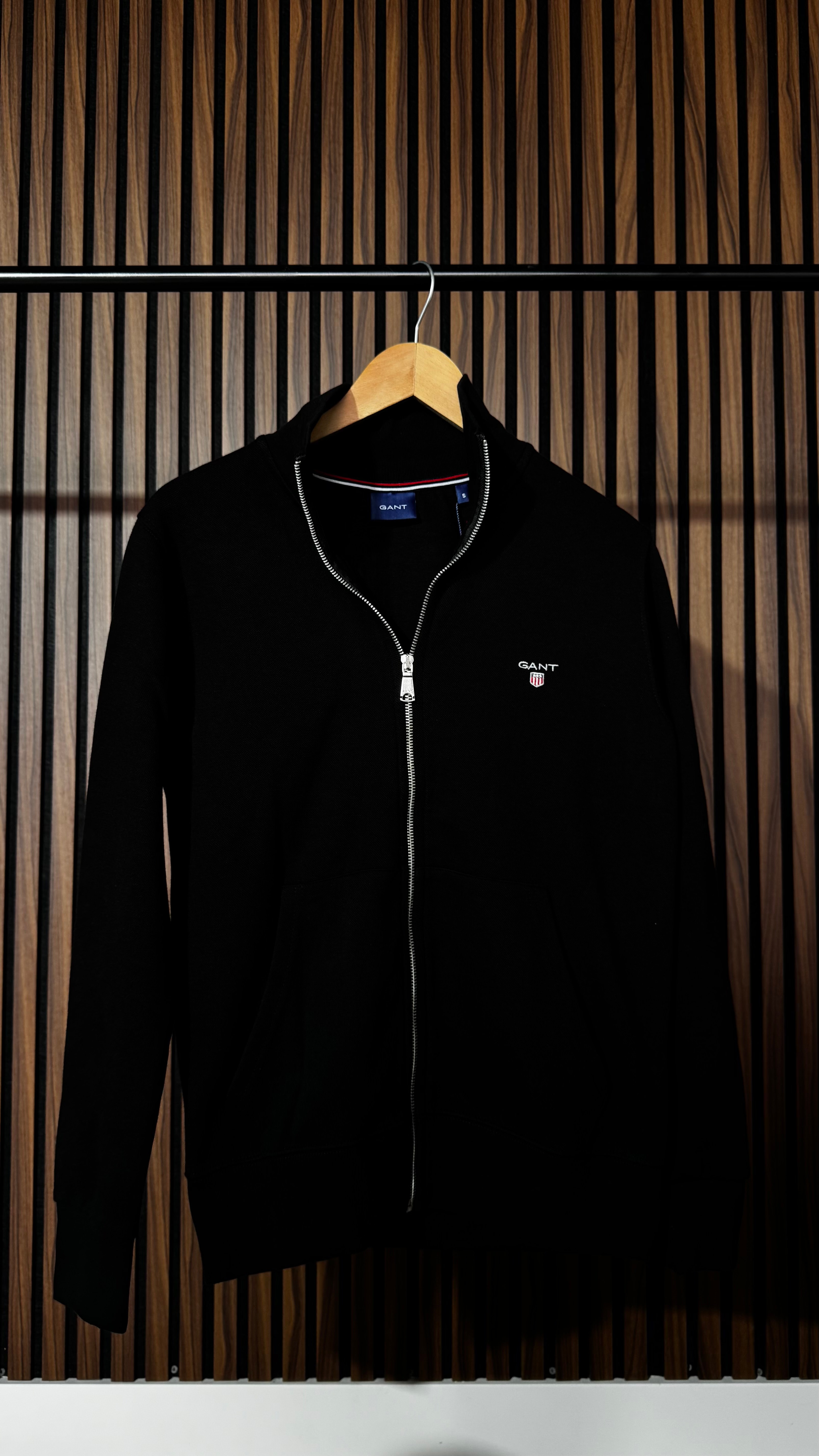Gant Premium Full Zip Siyah Hırka