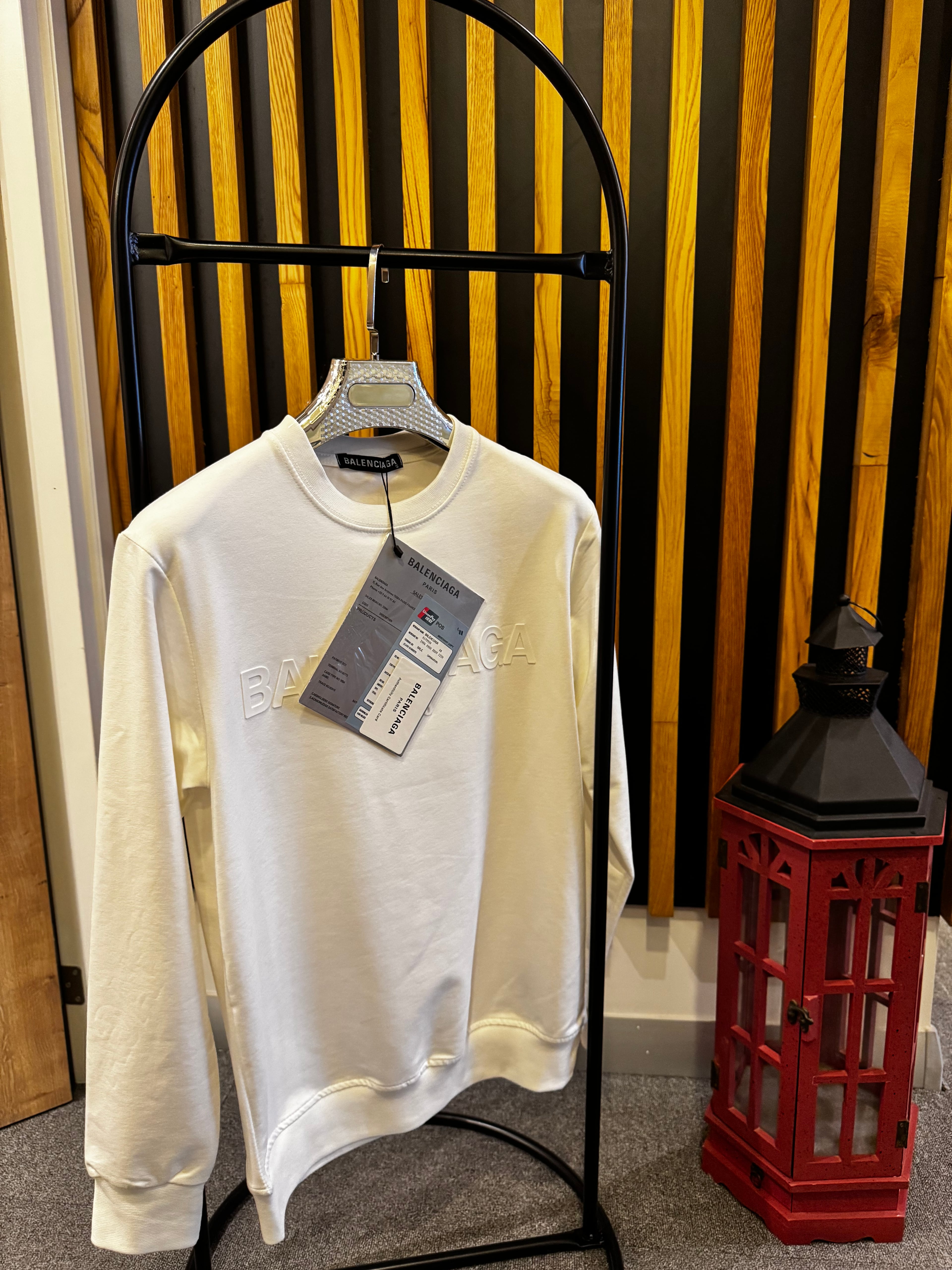 BALENCIAGA Beyaz Sweatshirt