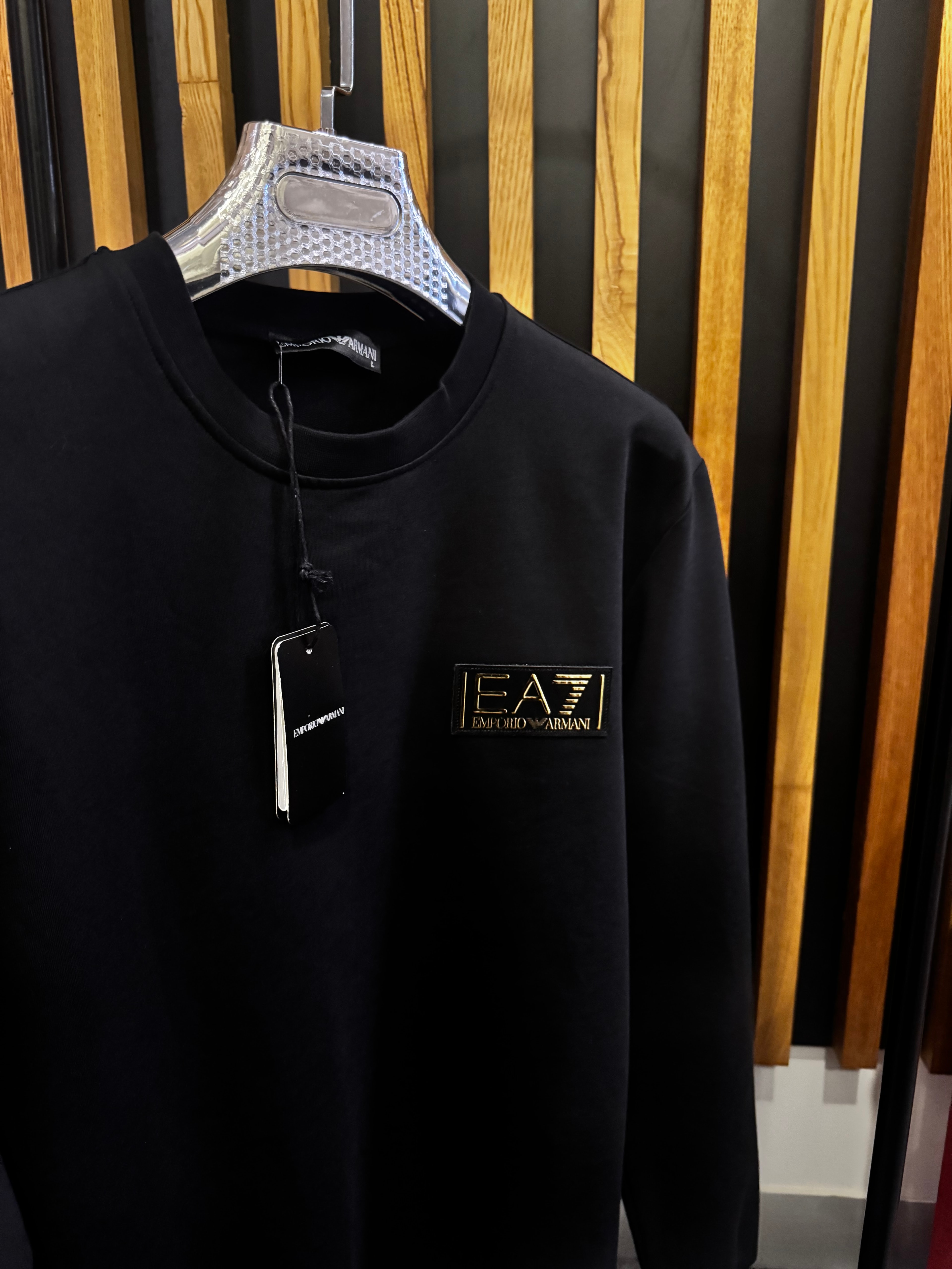 EA7 Siyah Sweatshirt