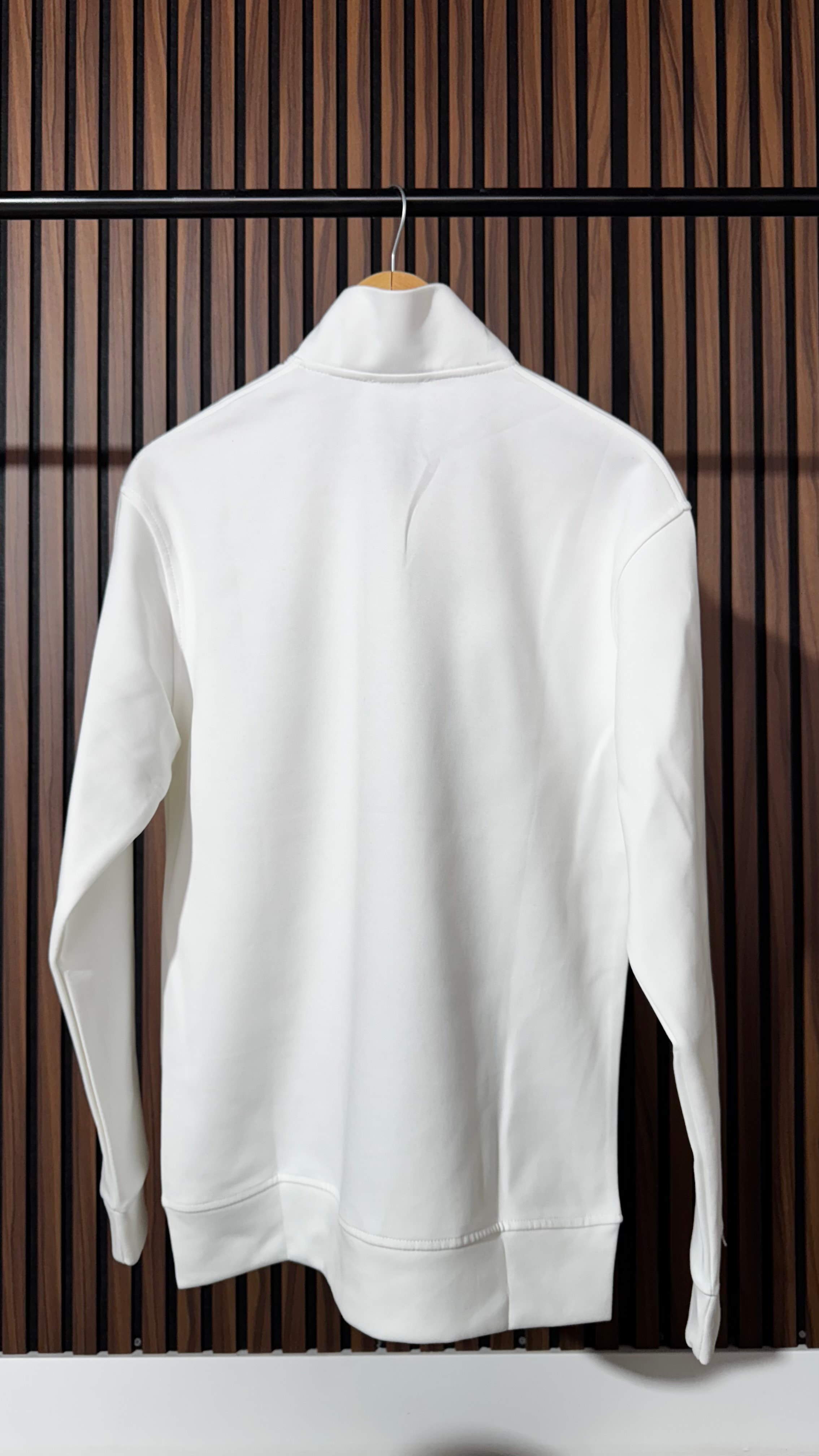 BYMN Premium Half Zip Beyaz Sweatshirt