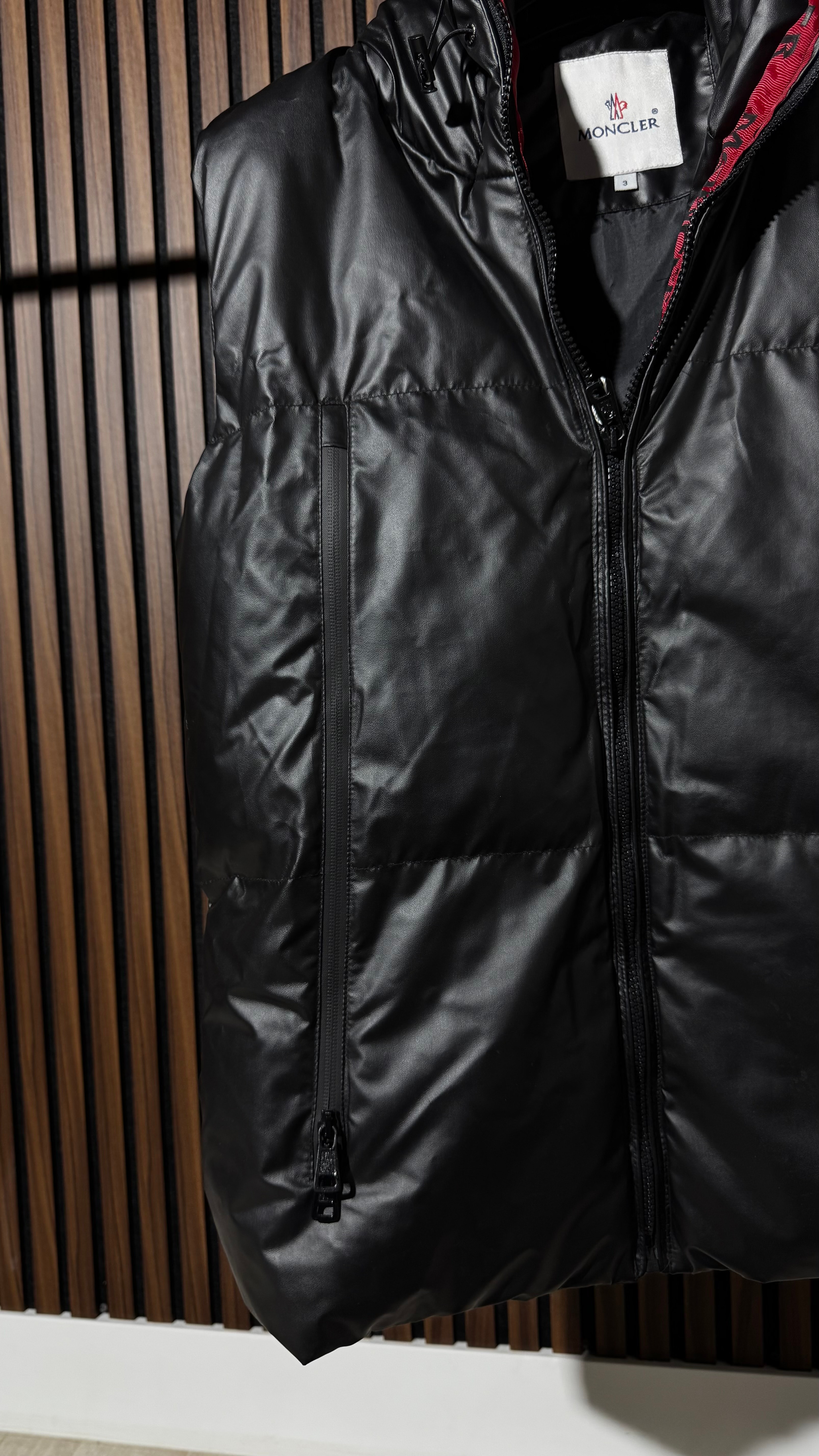 Moncler Premium Siyah Şişme Yelek 