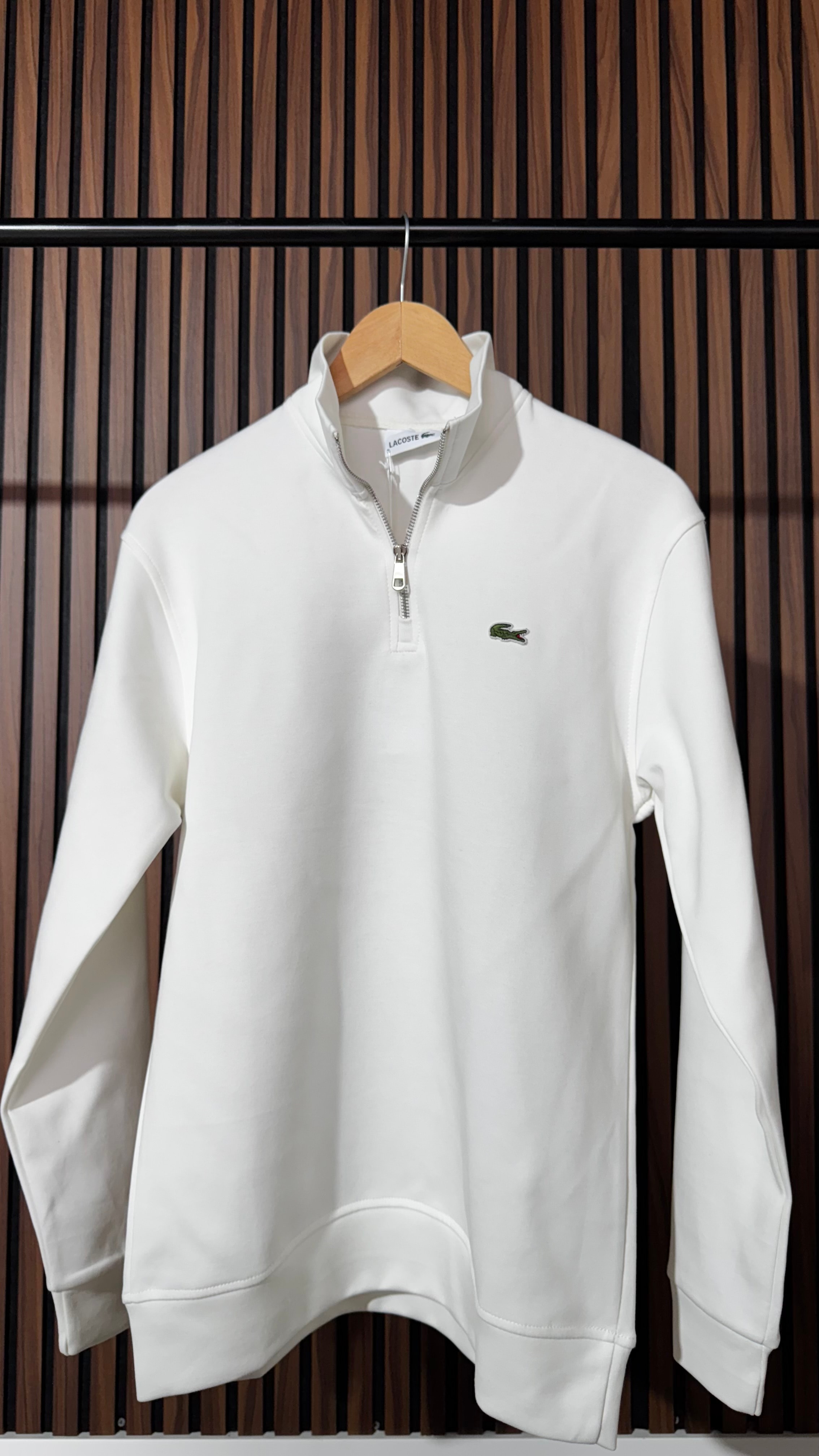 LCST Premium Half Zip Beyaz Sweatshirt