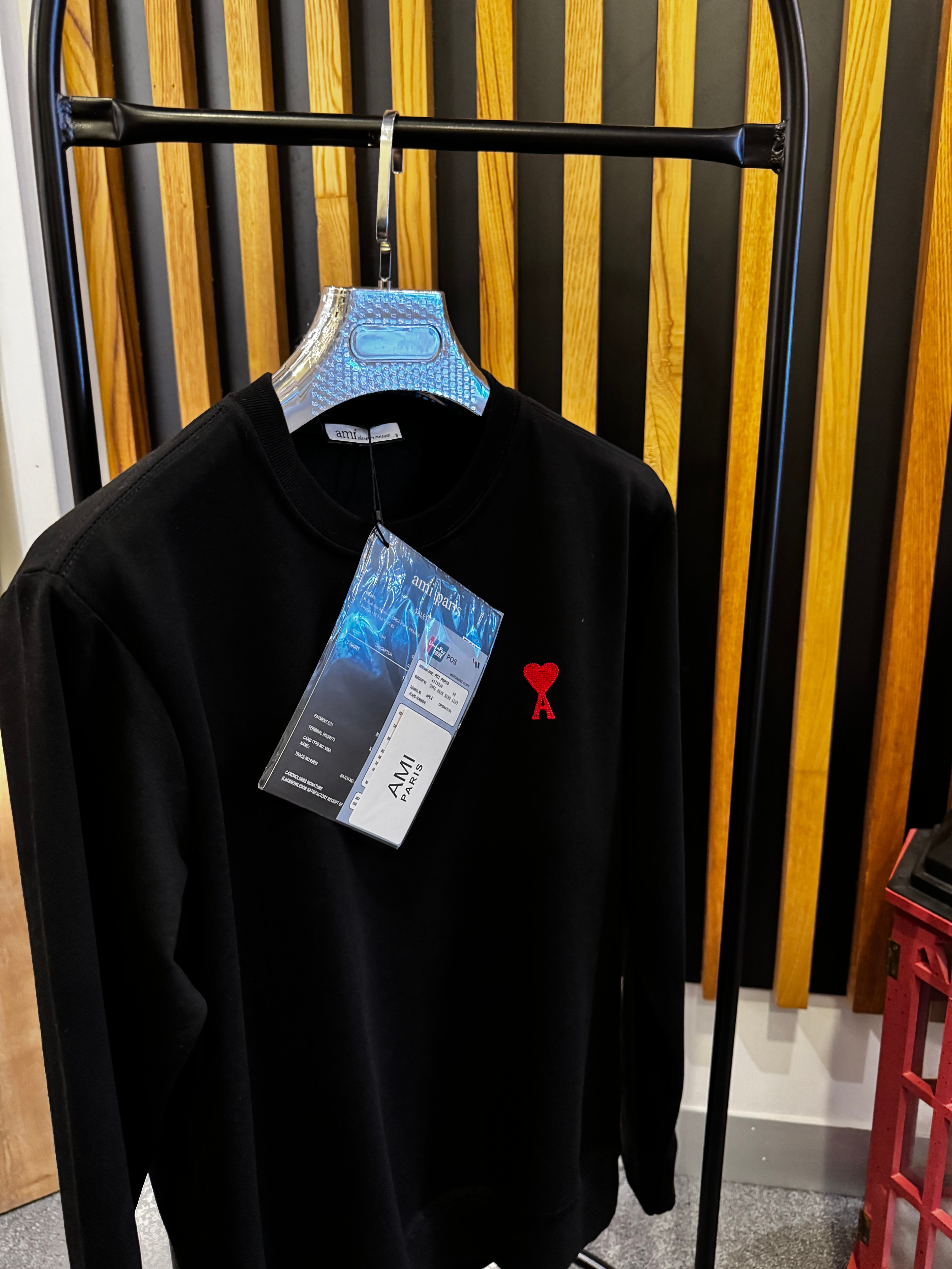 Ami Siyah Sweatshirt