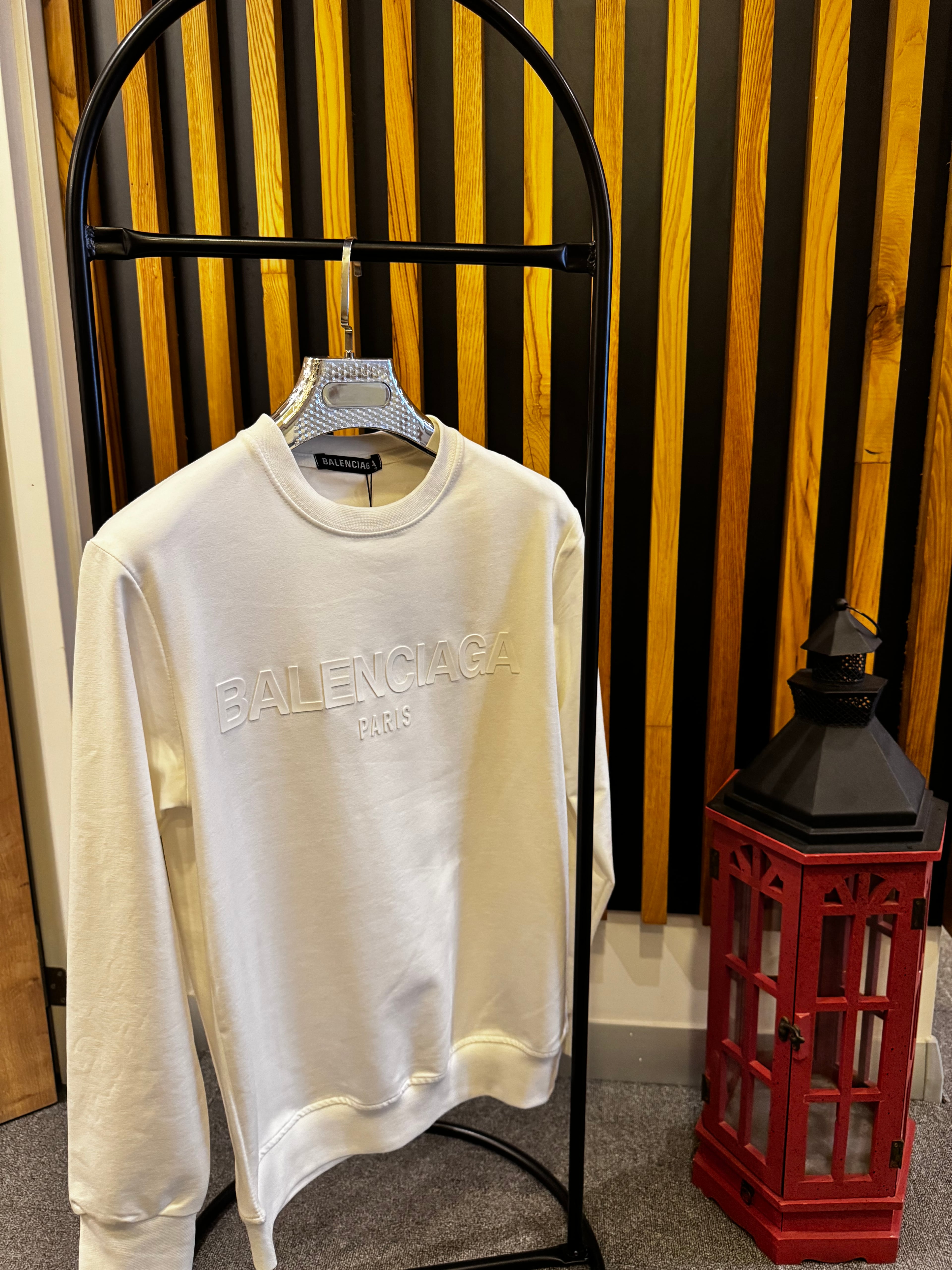 BALENCIAGA Beyaz Sweatshirt