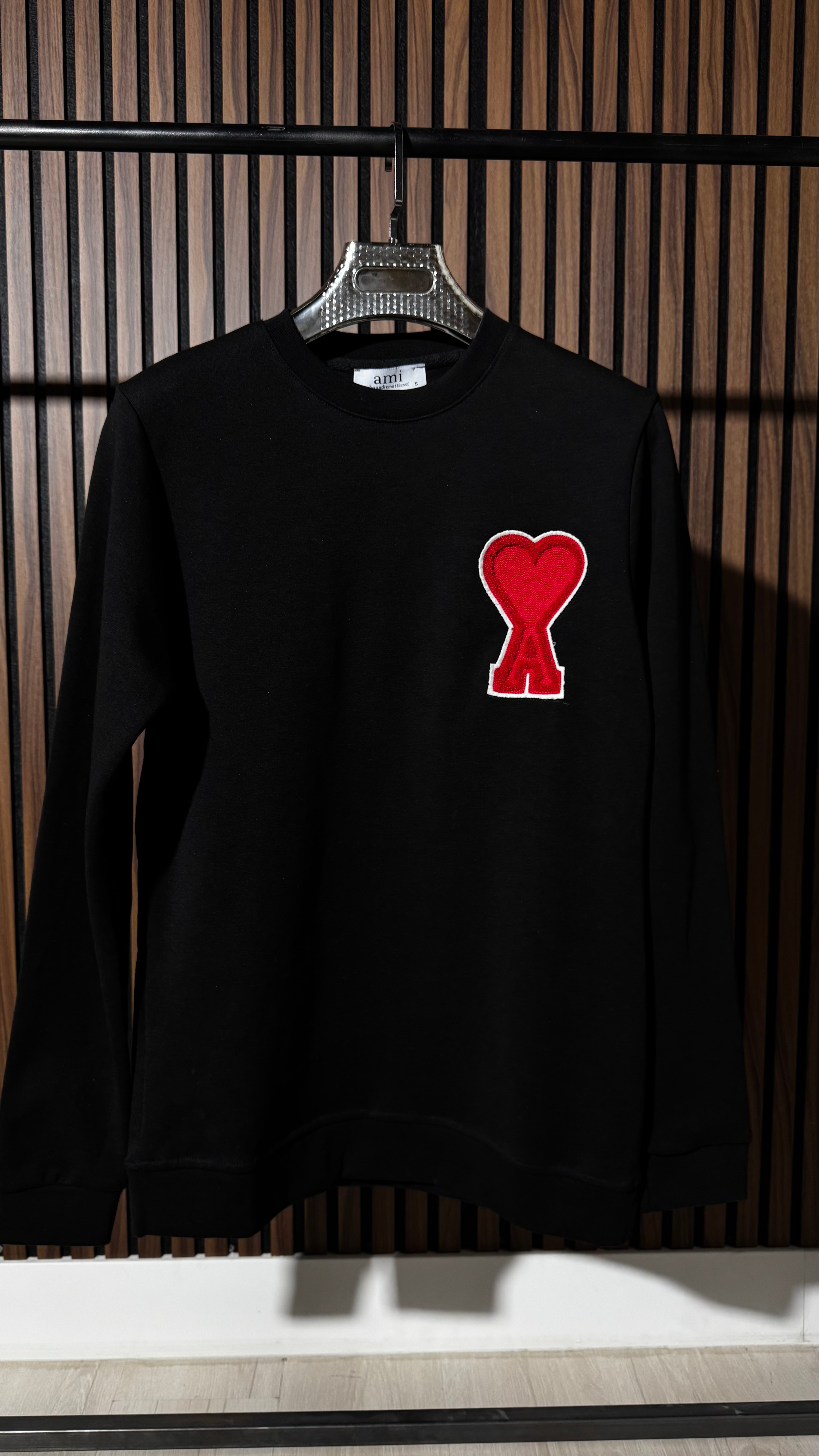 Ami Premium Siyah Sweatshirt 