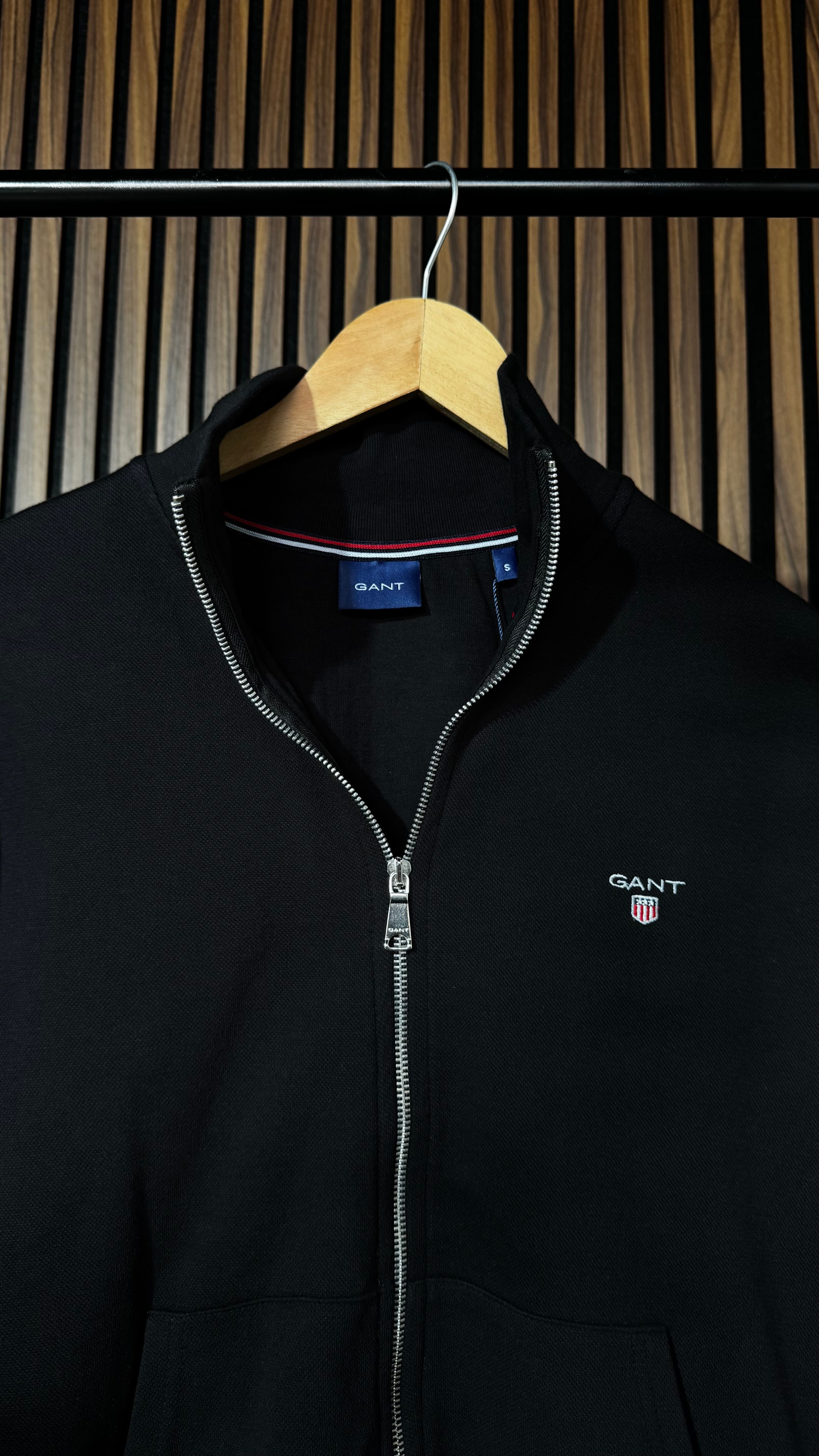 Gant Premium Full Zip Siyah Hırka