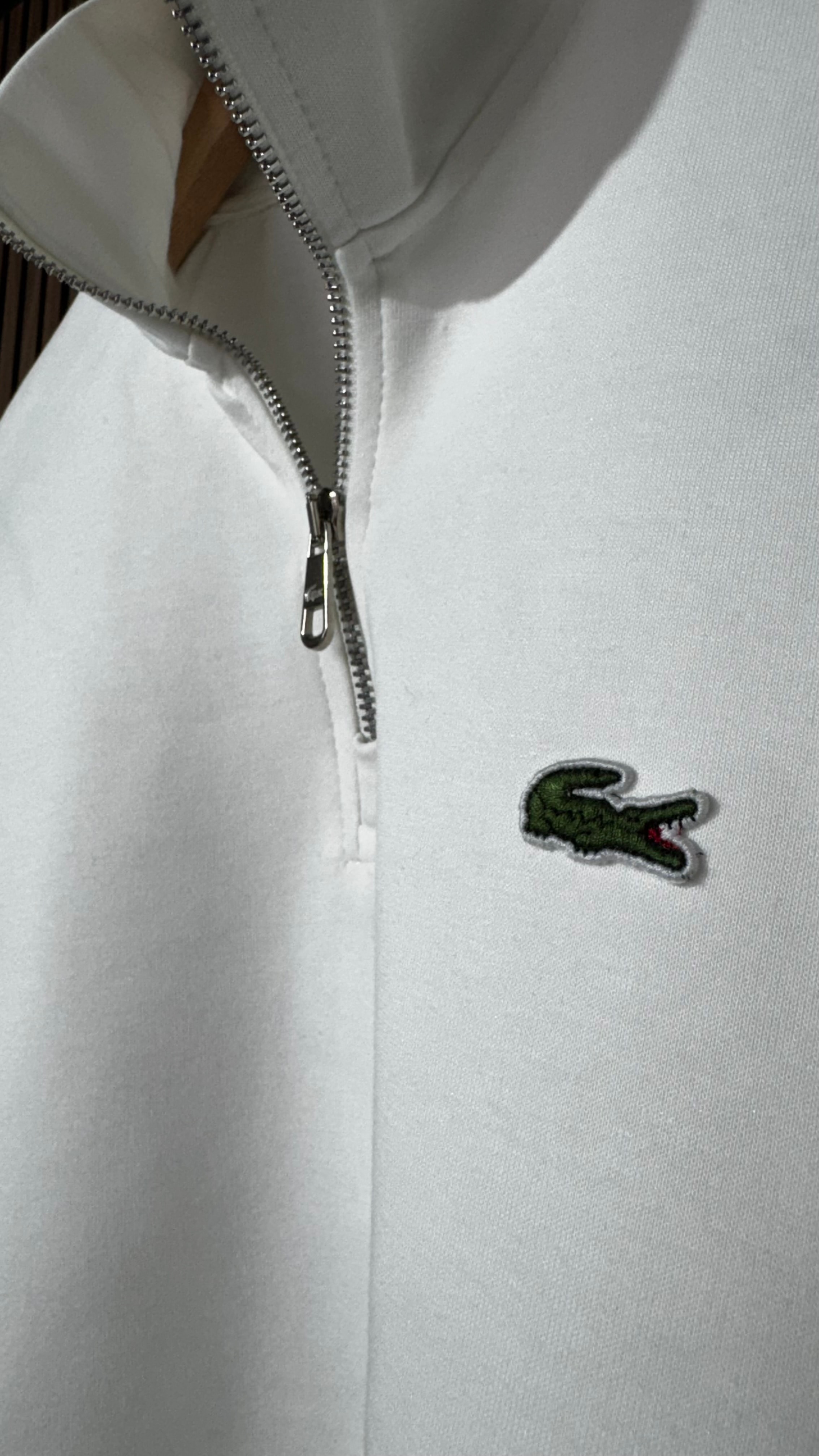 LCST Premium Half Zip Beyaz Sweatshirt