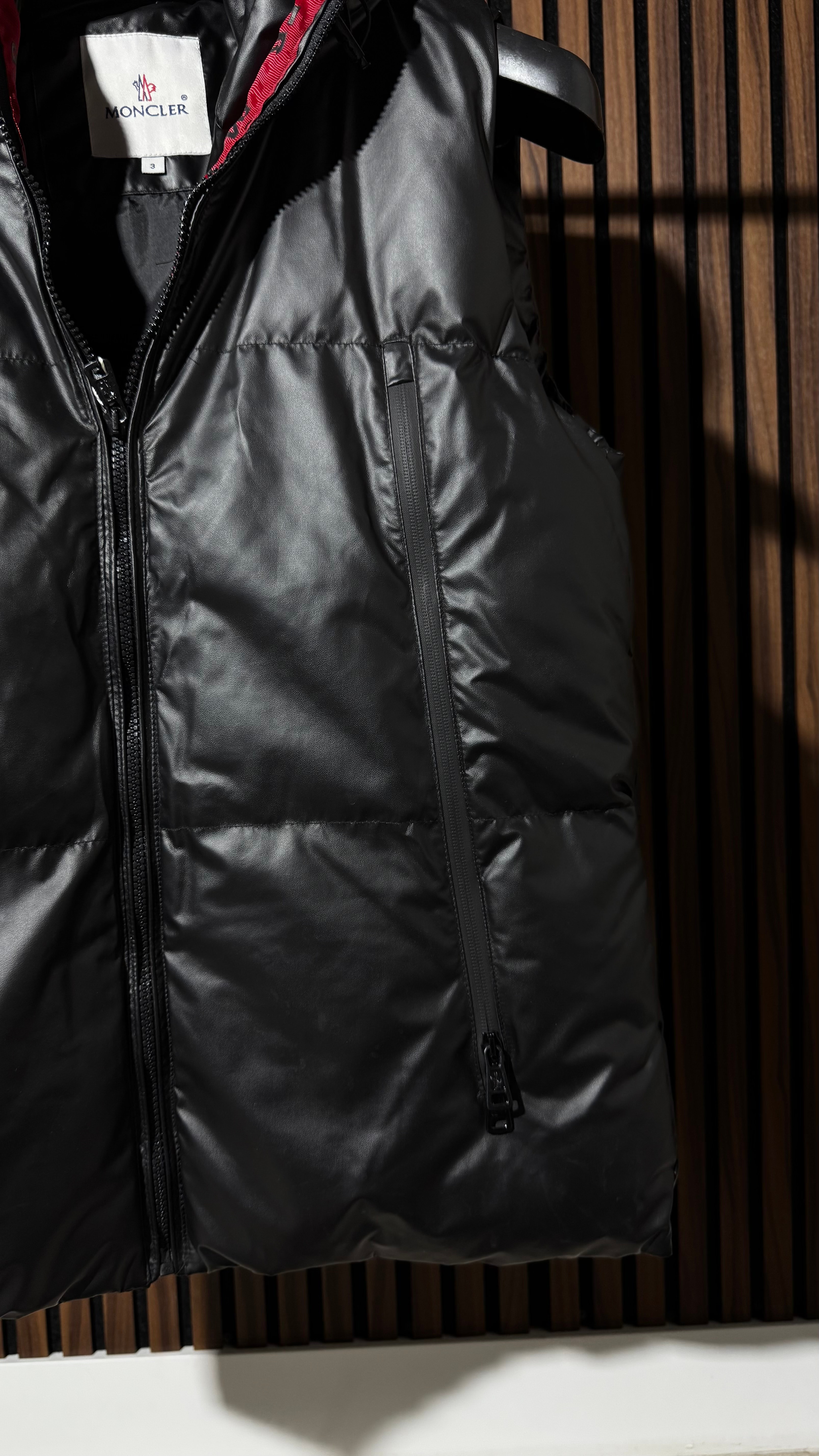 Moncler Premium Siyah Şişme Yelek 