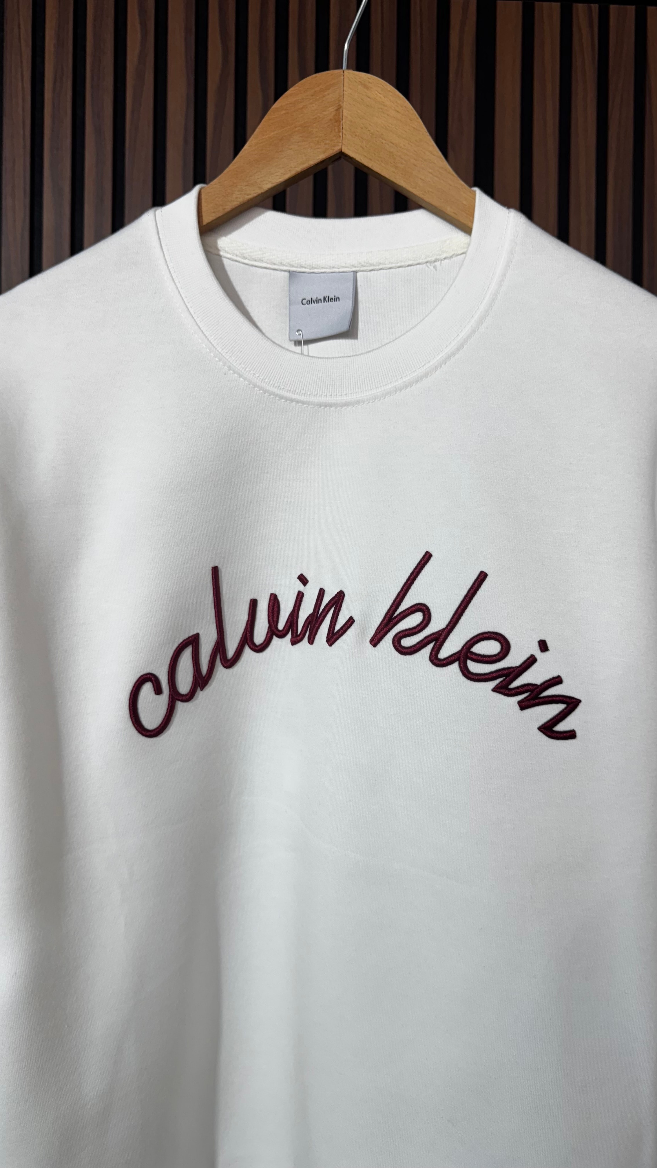 CK Premium Yazılı Siyah Sweatshirt