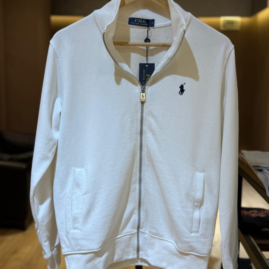 RL Premium Full Zip Beyaz Hırka