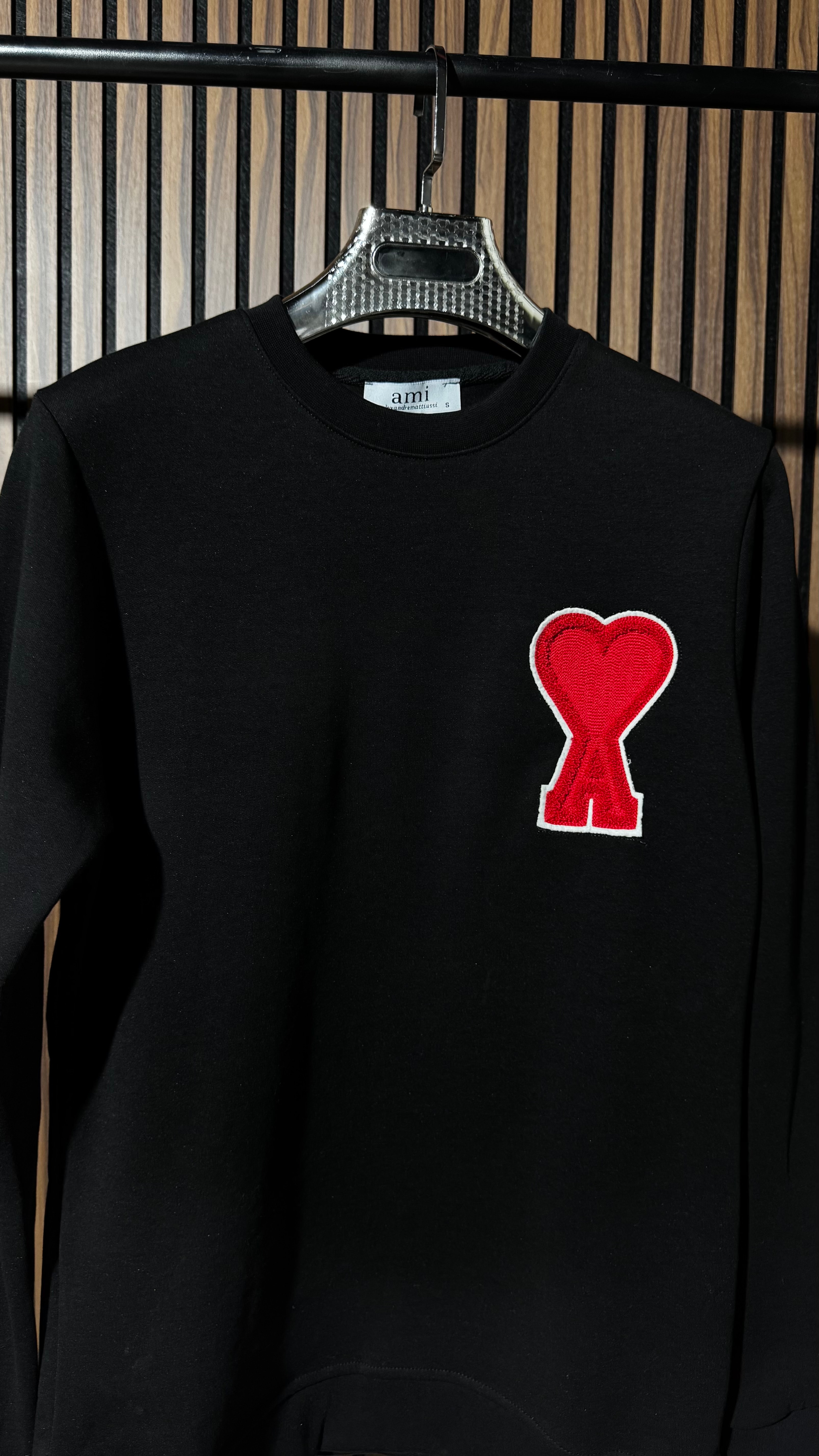 Ami Premium Siyah Sweatshirt 
