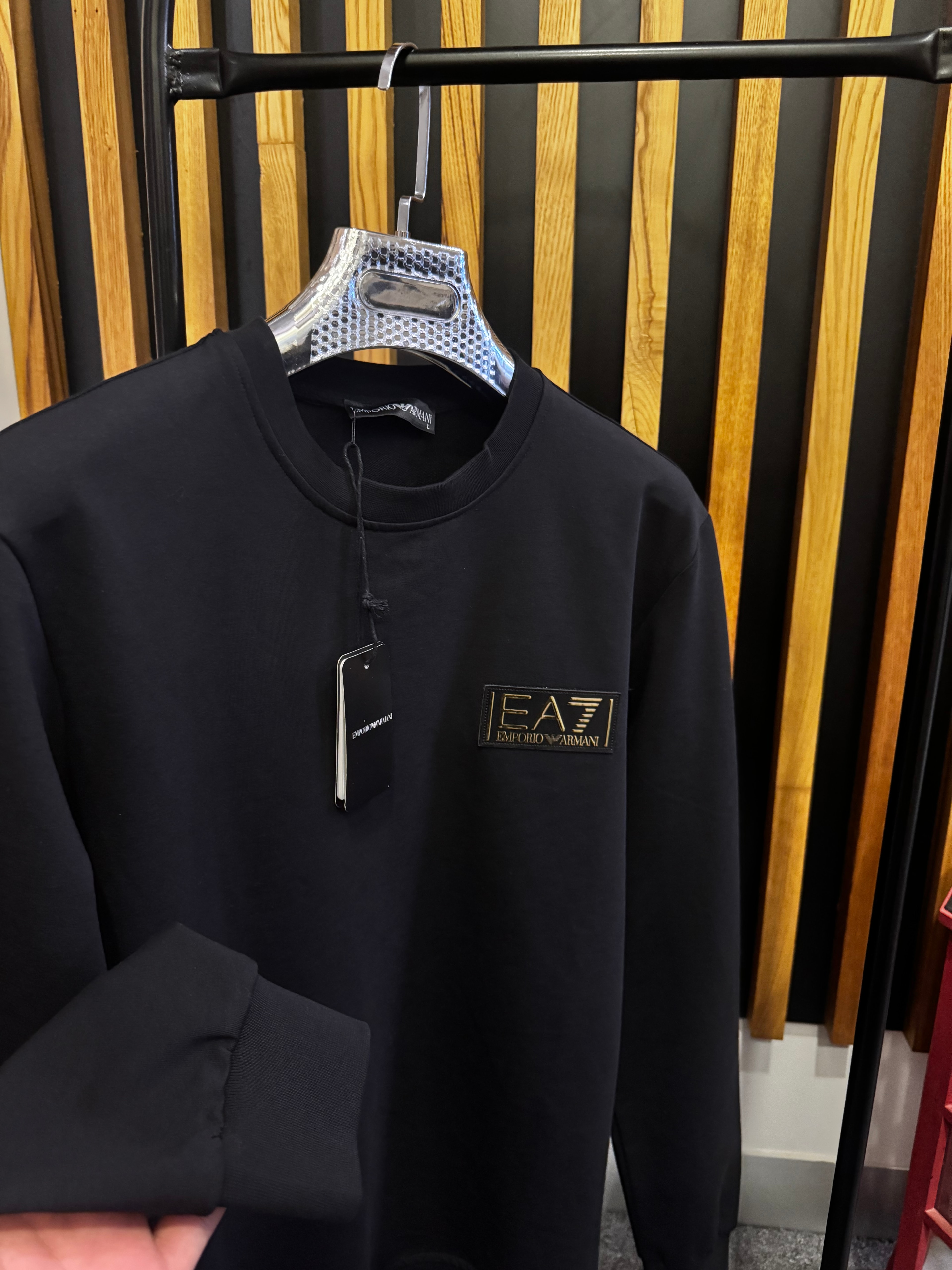 EA7 Siyah Sweatshirt