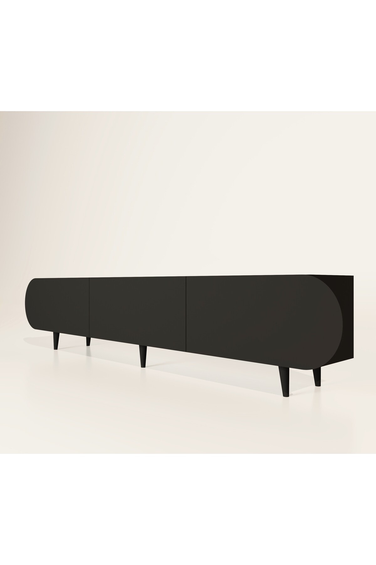 REGULUS MDF 3 KAPAKLI AHŞAP AYAKLI 200 Cm COUNTRY TV ÜNİTESİ