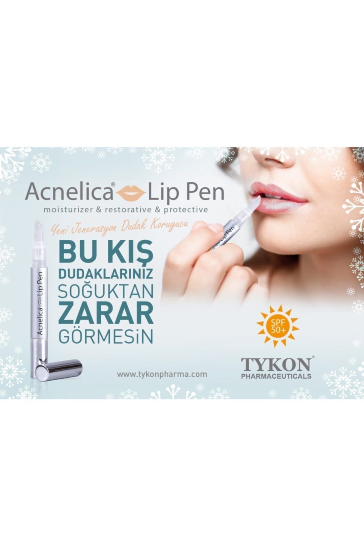 Lip Pen Spf 50+ Dudak Koruyucu Krem