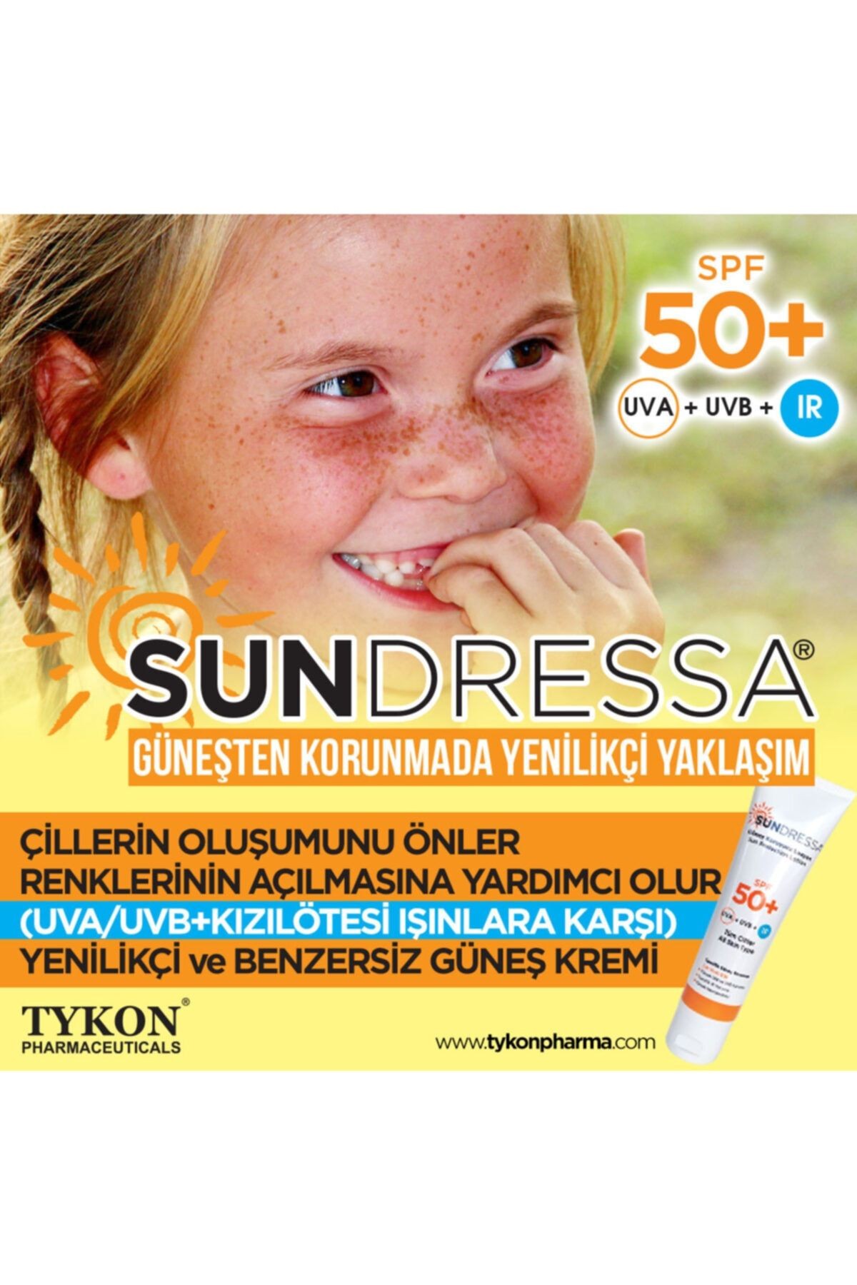 Spf 50+ Güneş Koruyucu Losyon Anti-pigmentasyon Lekeli Ciltlere Özel 100 ml