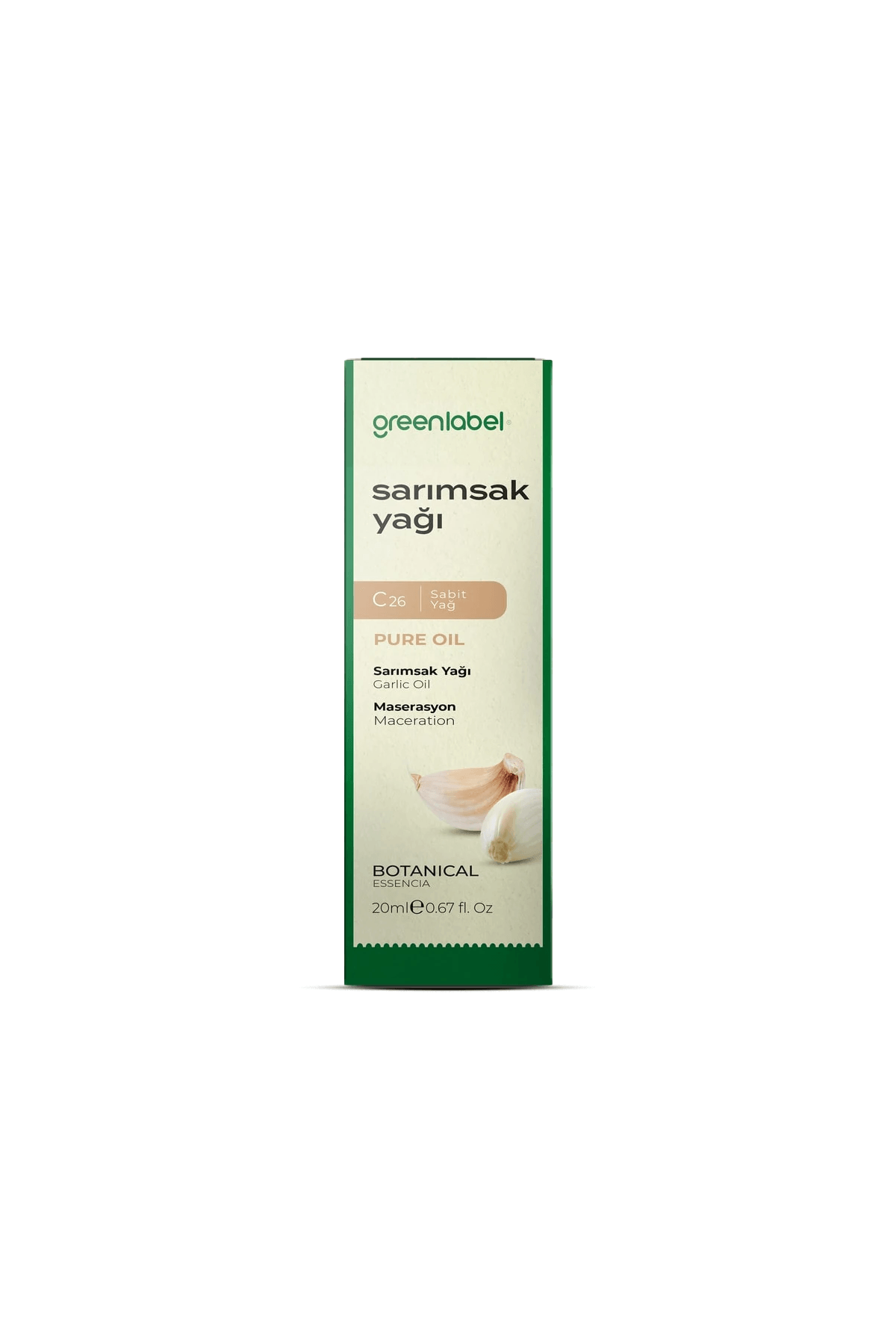 GREENLABEL Sarımsak Yağı 20ml.