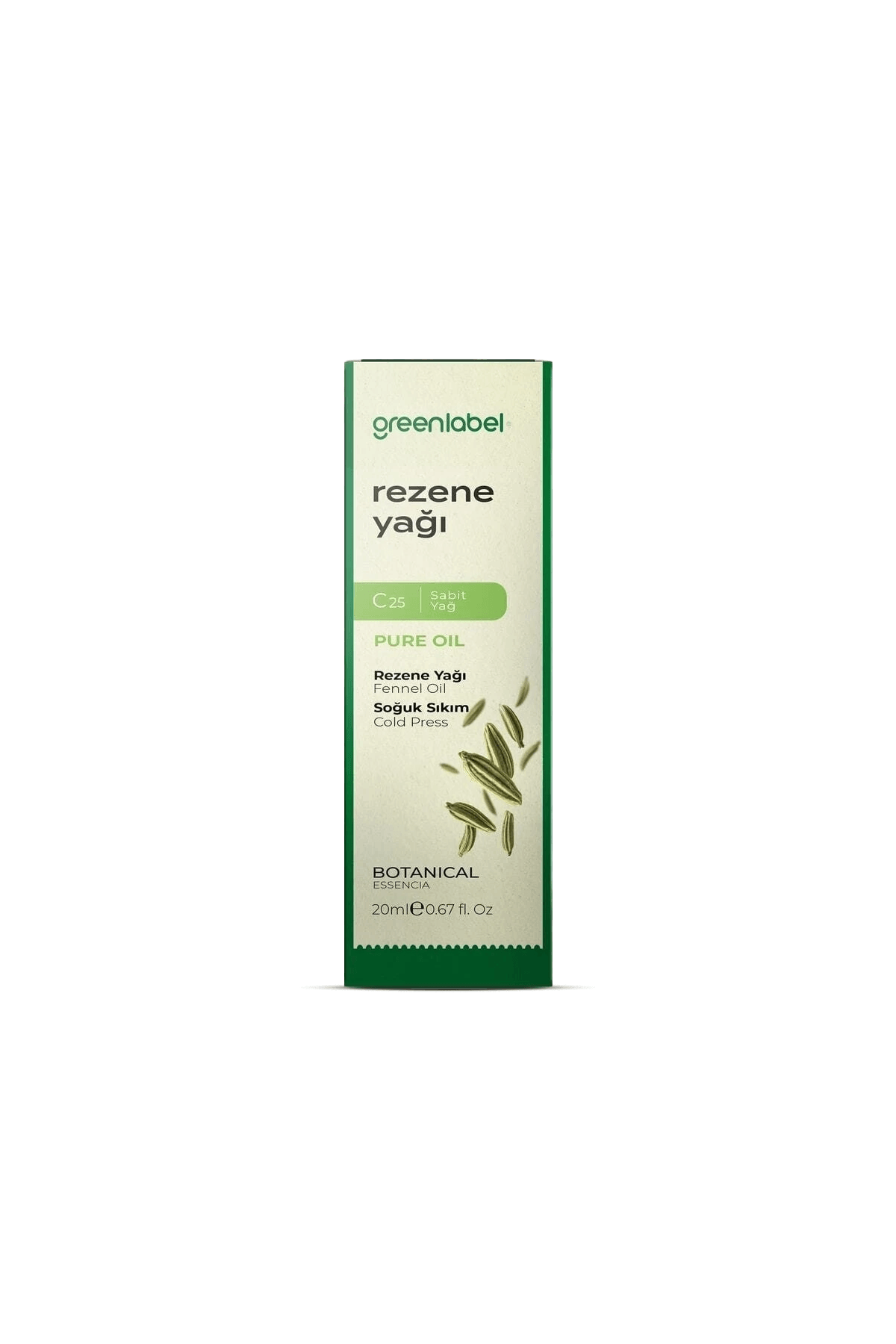 GREENLABEL Rezene Yağı 20ml.