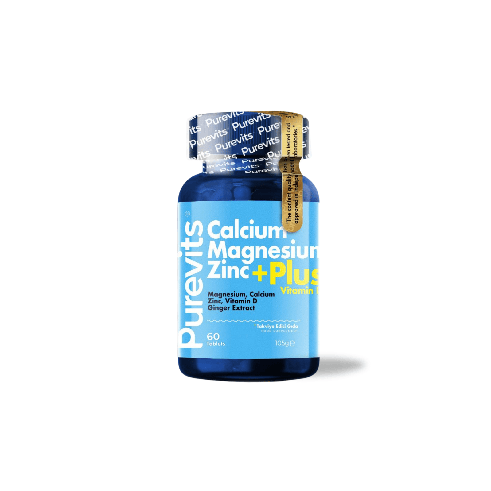 Kalsiyum – Magnezyum- Çinko- Vitamin D Plus - 60 Adet Tablet