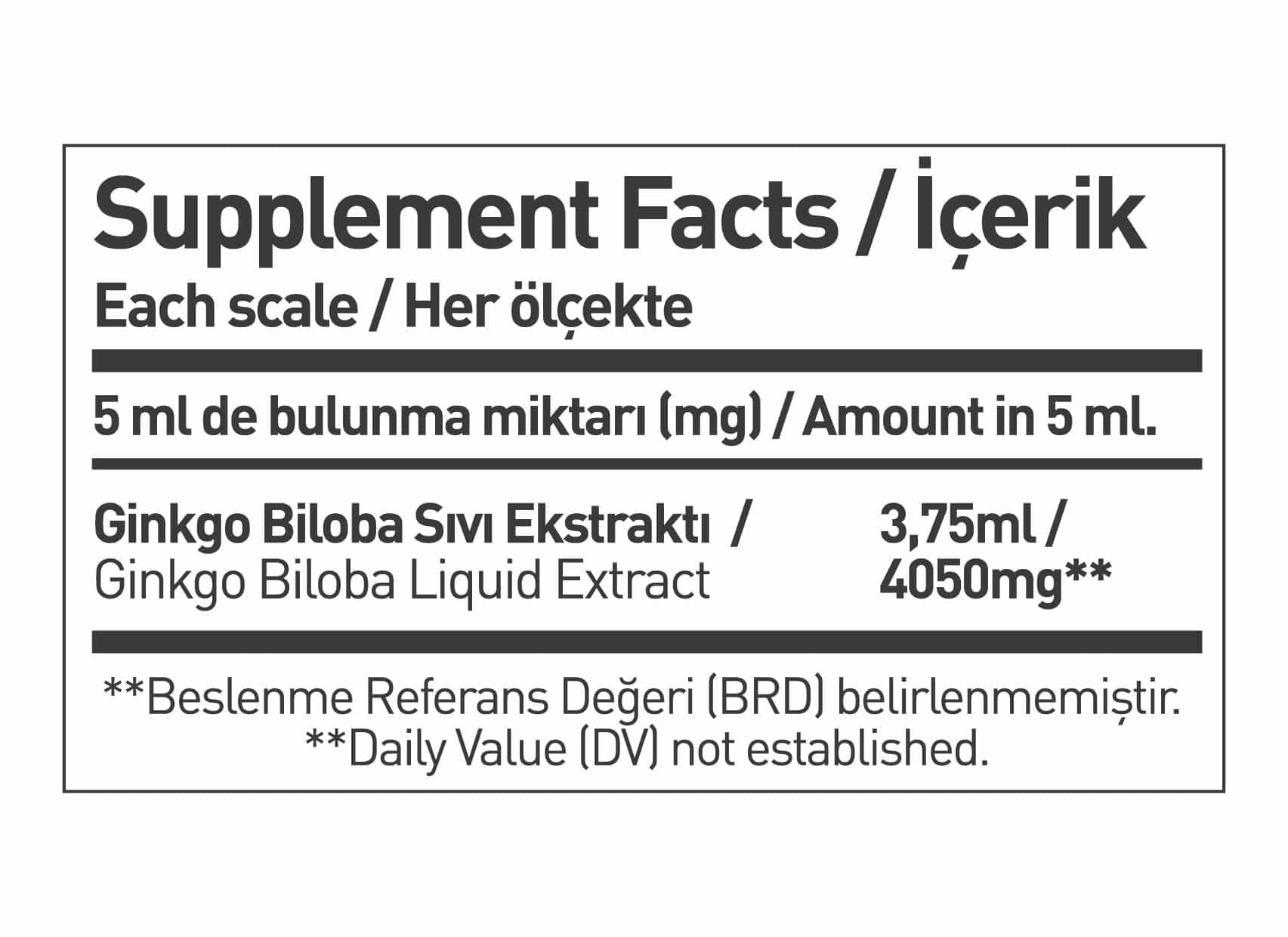 immunat Ginkgo Biloba Ekstresi 250 ml