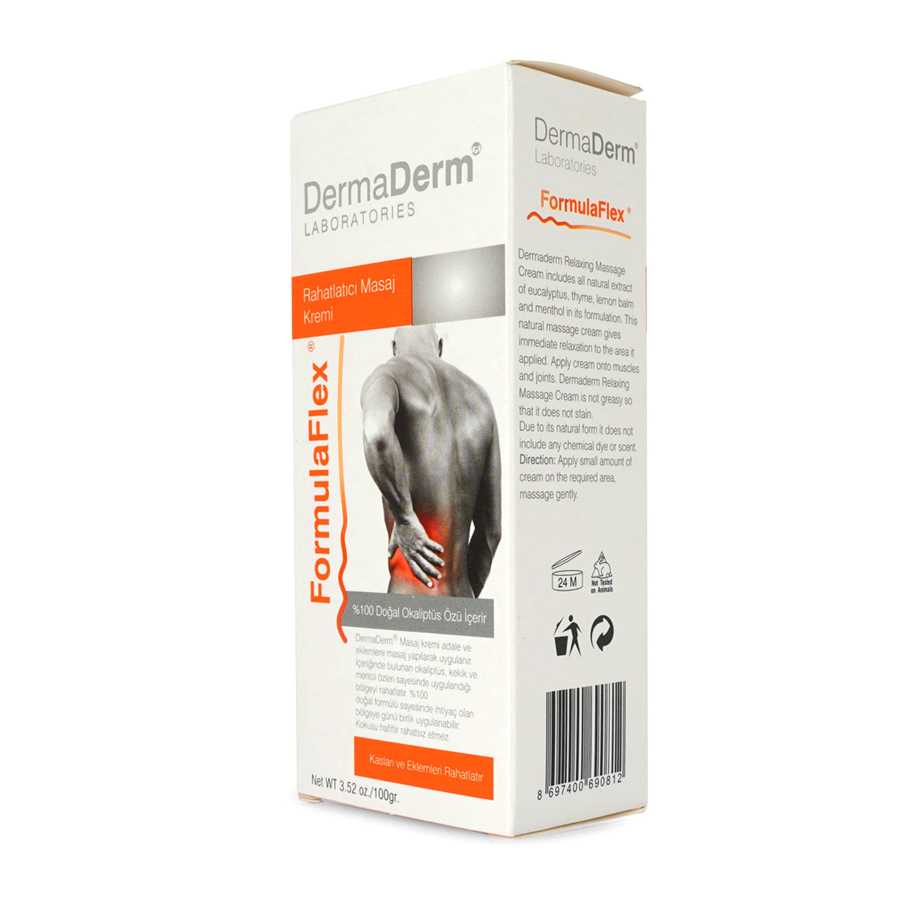 Dermaderm Rahatlatıcı Masaj Kremi (Formula Celux)100 g