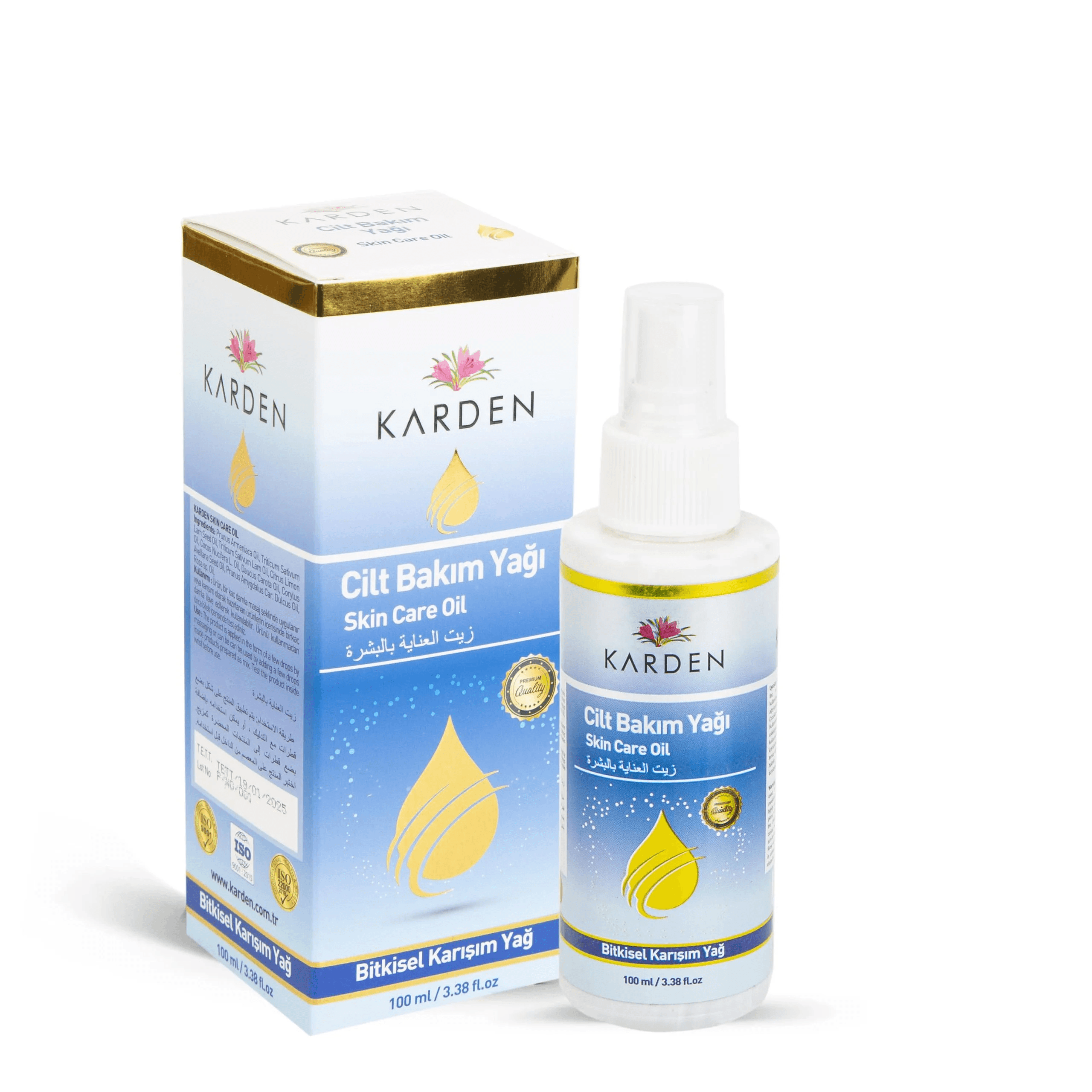KARDEN CİLT BAKIM YAĞI KUTULU 100 ML.