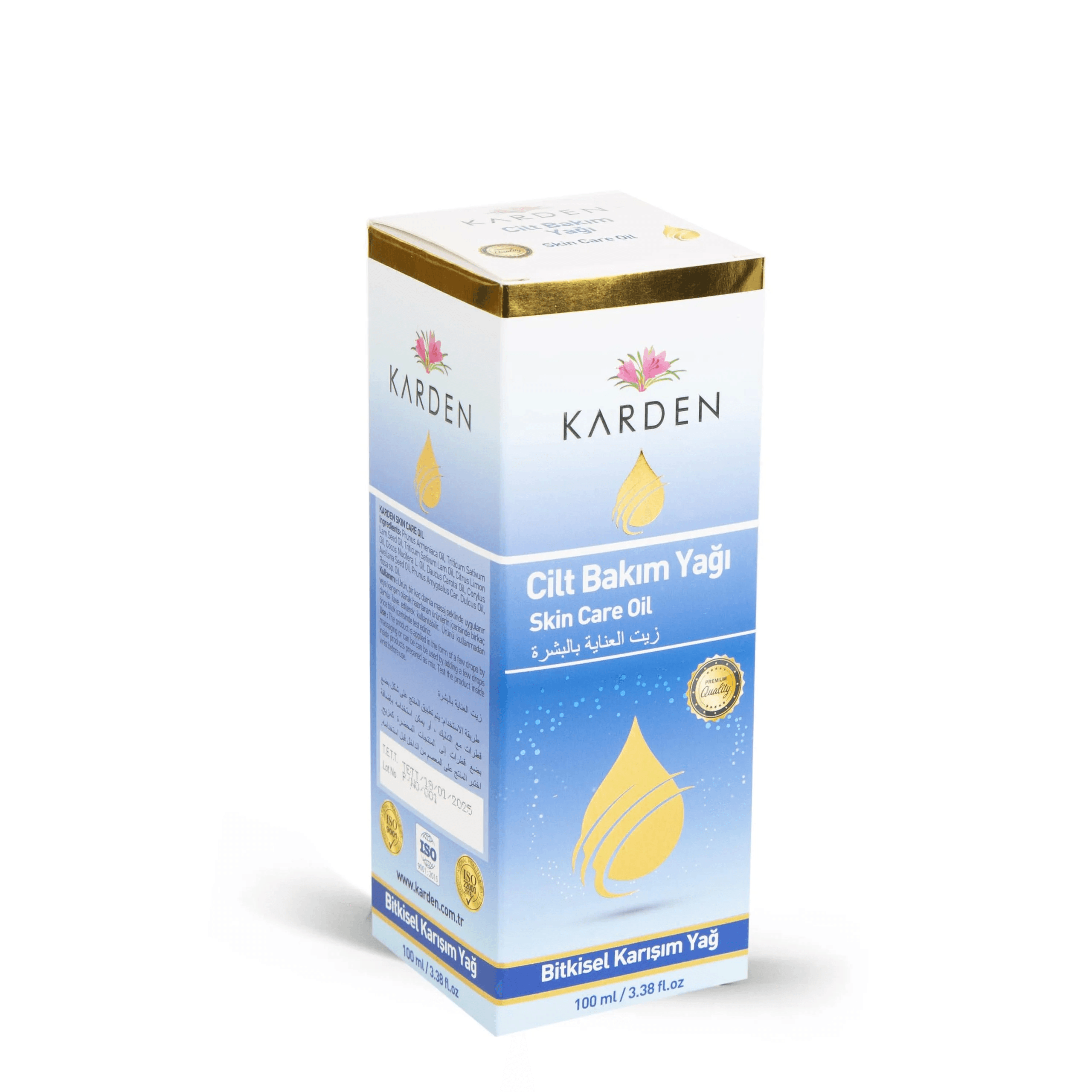 KARDEN CİLT BAKIM YAĞI KUTULU 100 ML.