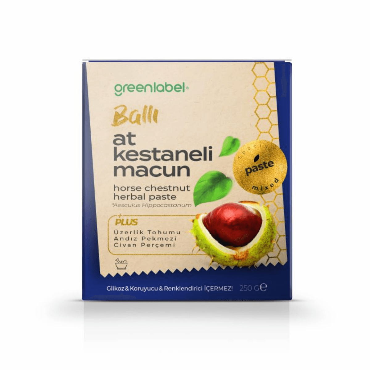 GREENLABEL At Kestanesi Ekstraktlı Macun 250 gr.