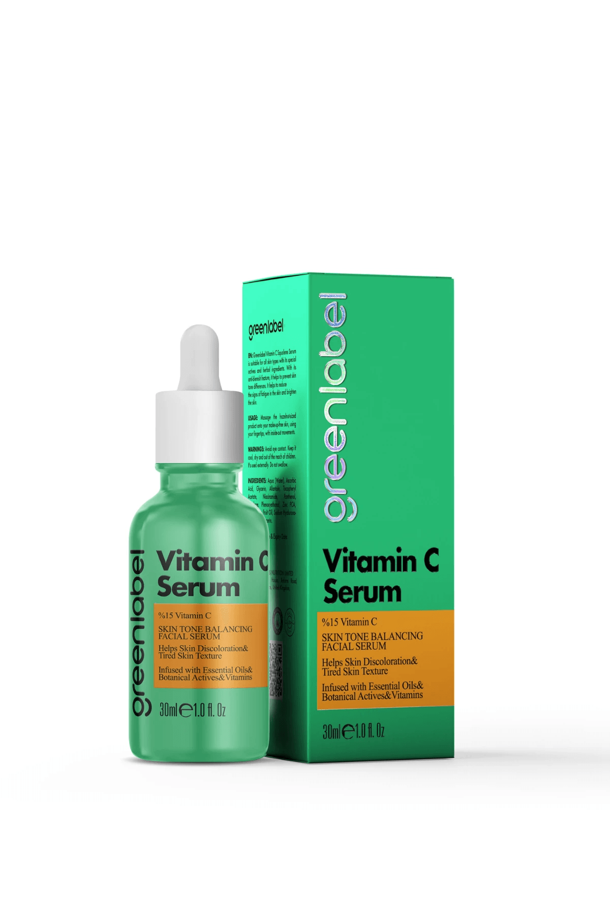 GREENLABEL Aydınlatıcı ve Canlandırıcı C Vitamini Cilt Serumu 30 ML