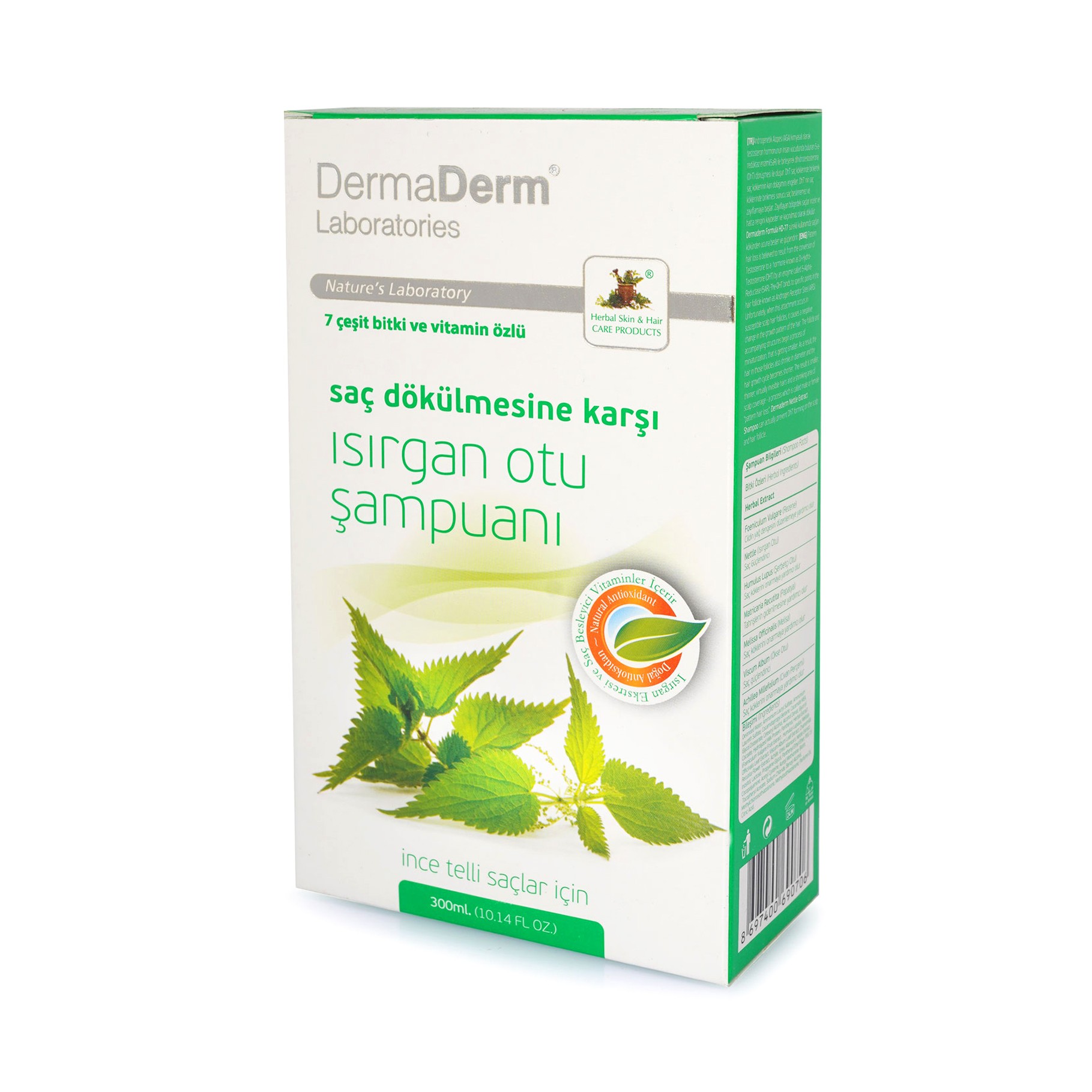 Dermaderm Isırgan Özlü Şampuan 300 ml