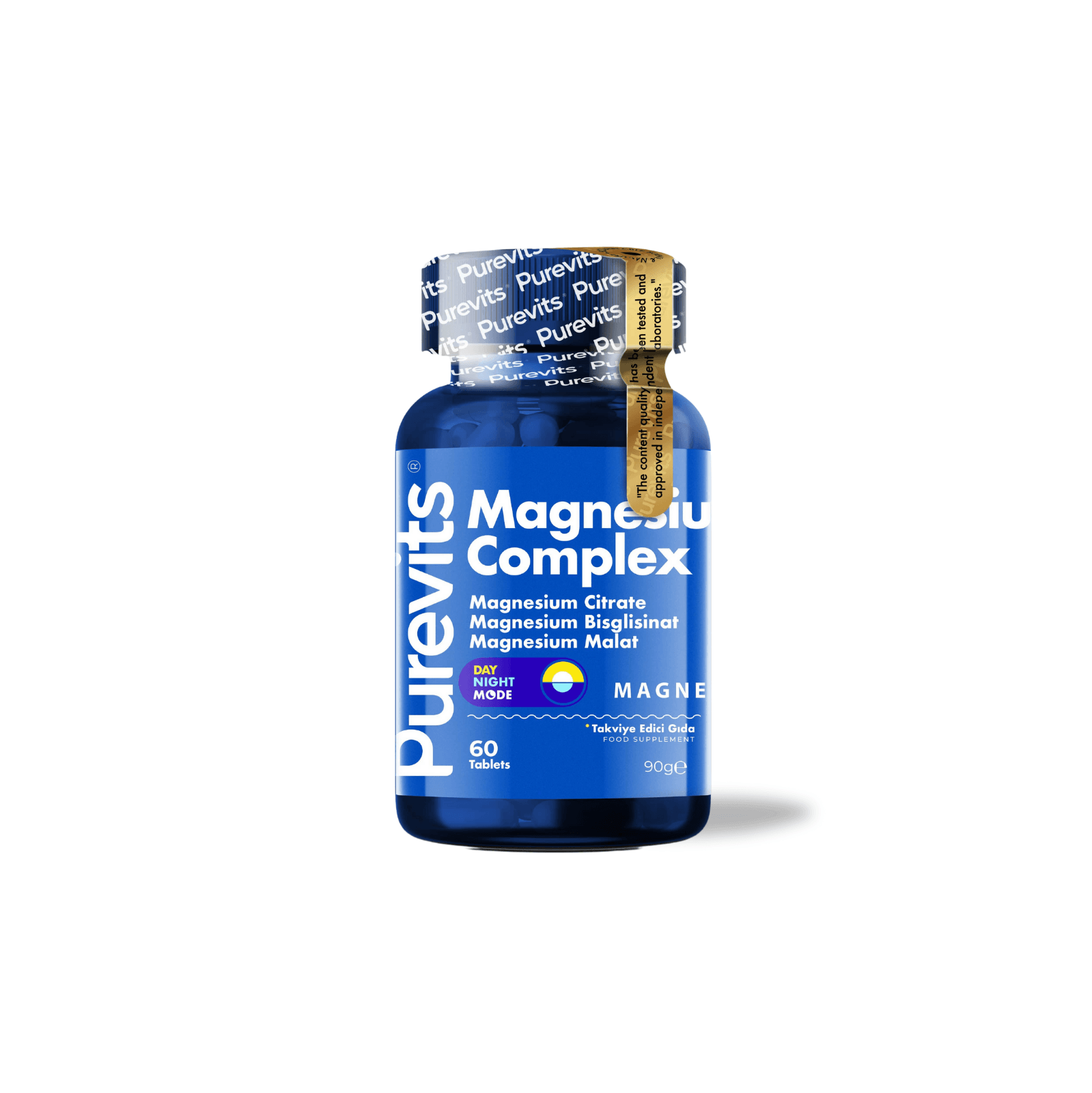 Magnezyum Complex - Sitrat -  Bisglisinat – Malat 200 mg  – 60 Tablet