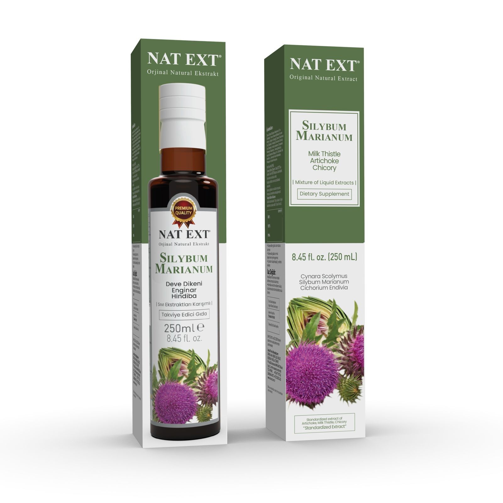 SILYBUM MARIANUM Deve Dikeni Enginar Hindiba 250ml