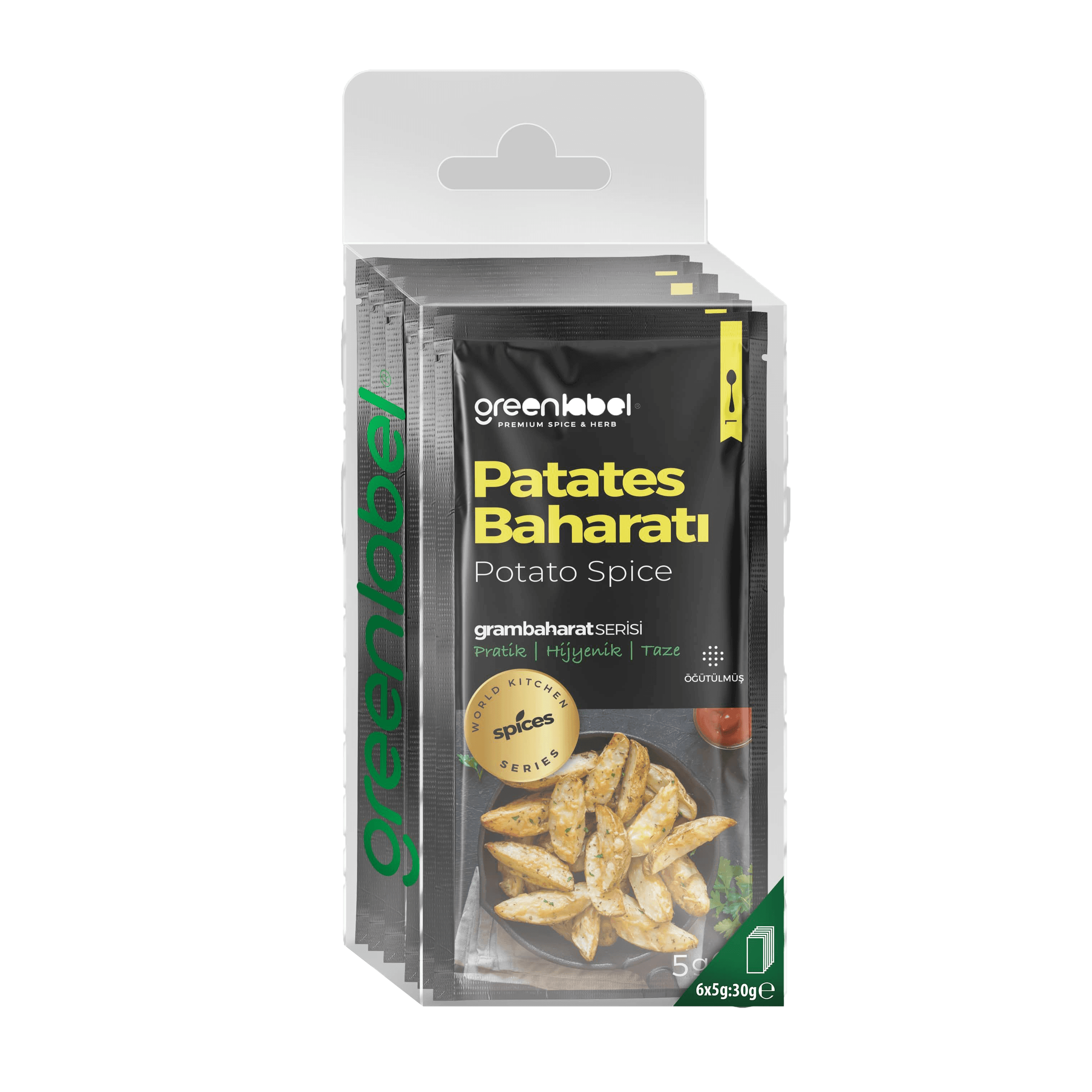 GREENLABEL Gram Baharat Patates Baharatı 30 g.(5gr*6 ad.kutu)