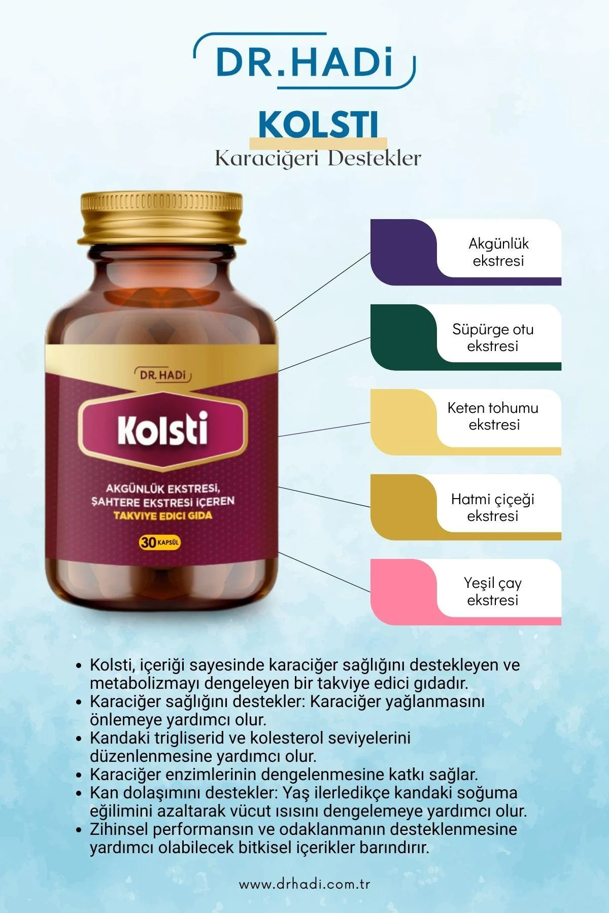 DR. HADİ Kolsti 30 kapsül