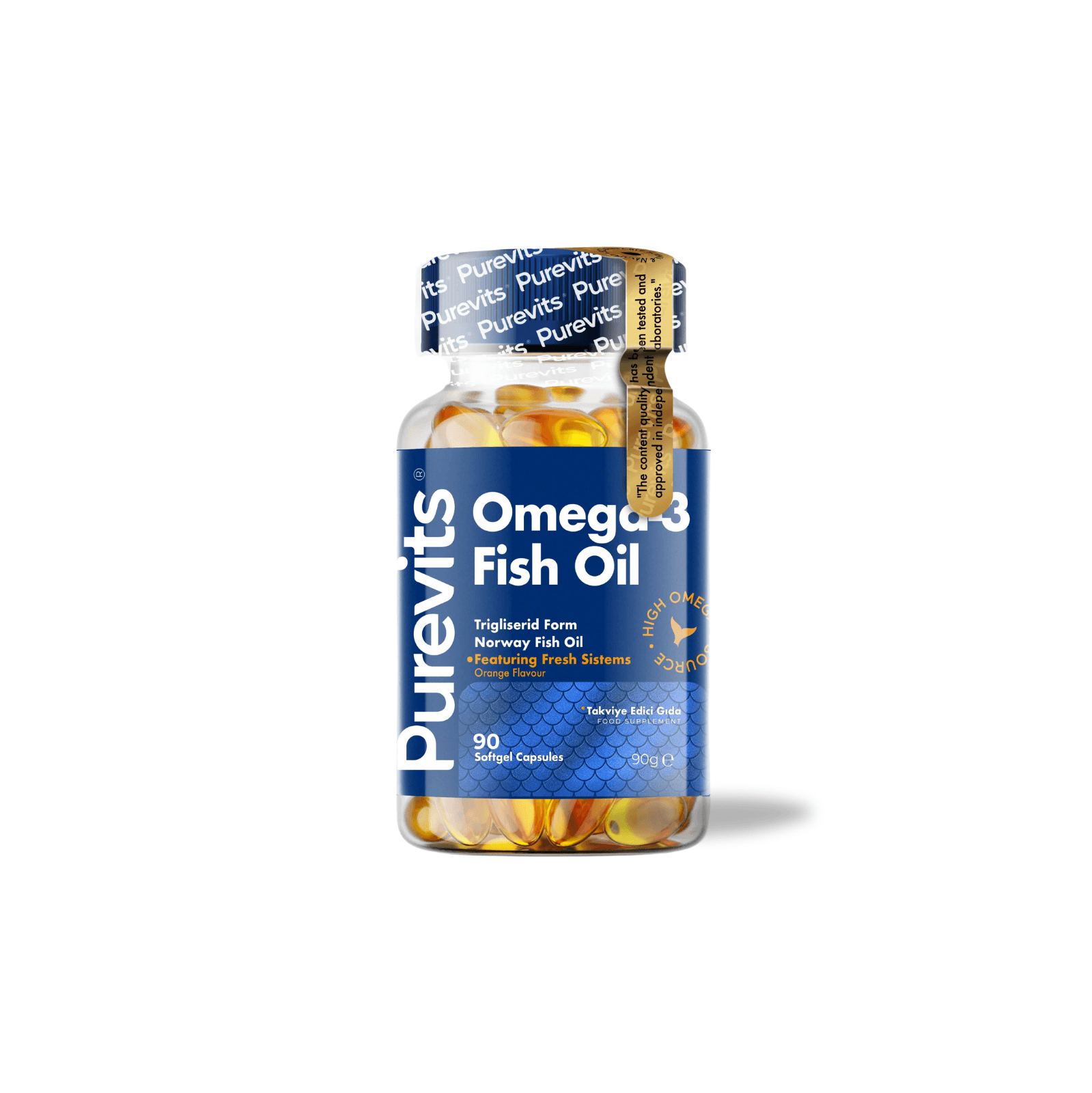 ADVANCED OMEGA-3 Yüksek Oran EPA DHA 1000 mg - Balık Yağı - 90 Adet Soft Jel