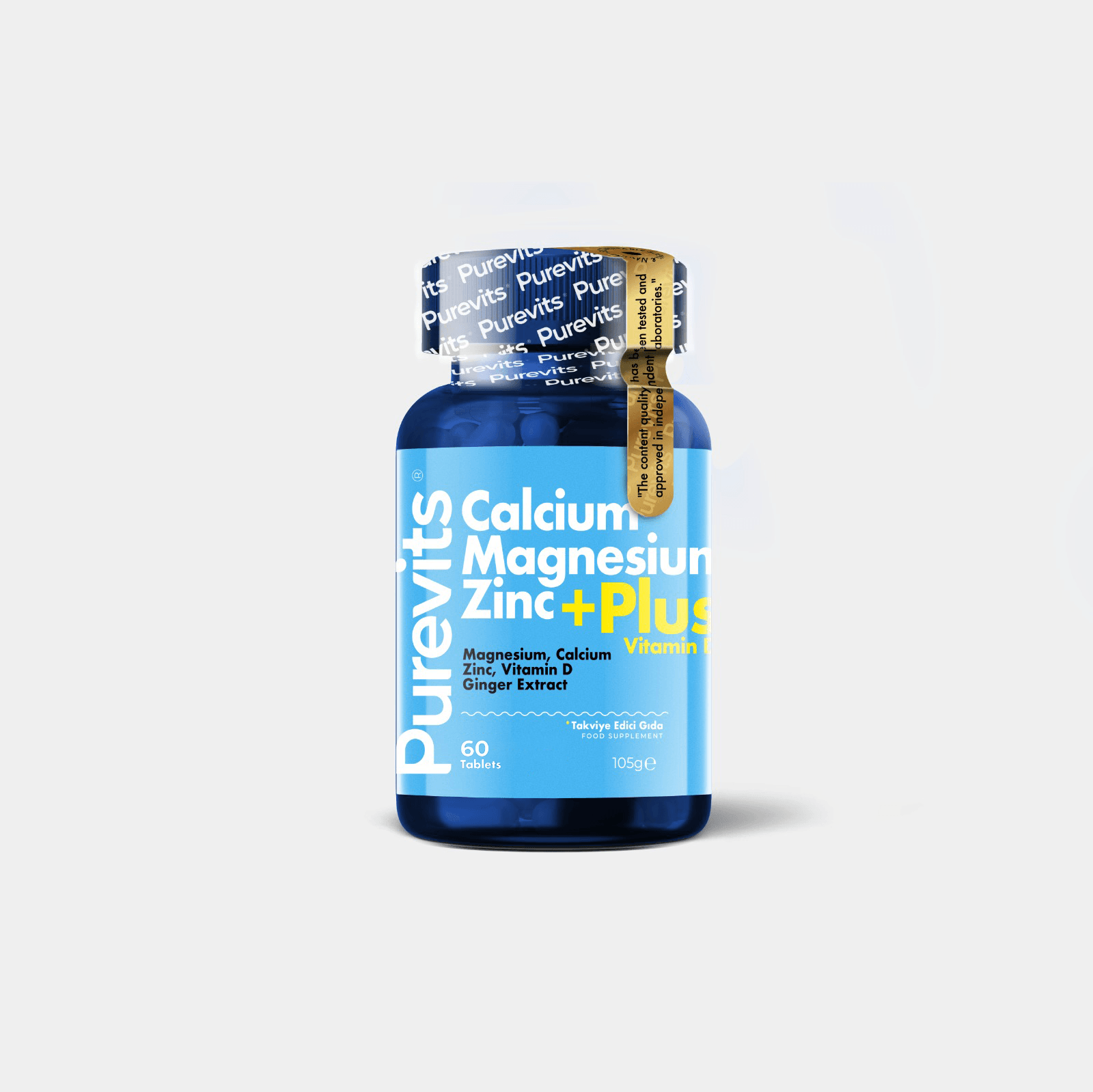 Kalsiyum – Magnezyum- Çinko- Vitamin D Plus - 60 Adet Tablet