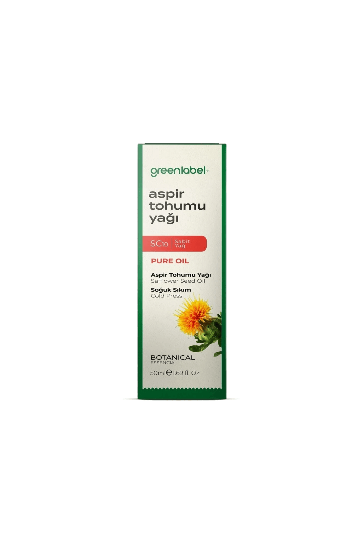 GREENLABEL Aspir Tohumu Yağı 50ml.