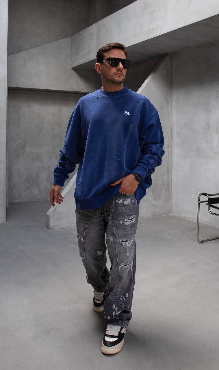 Blue Design Sweatshirt
