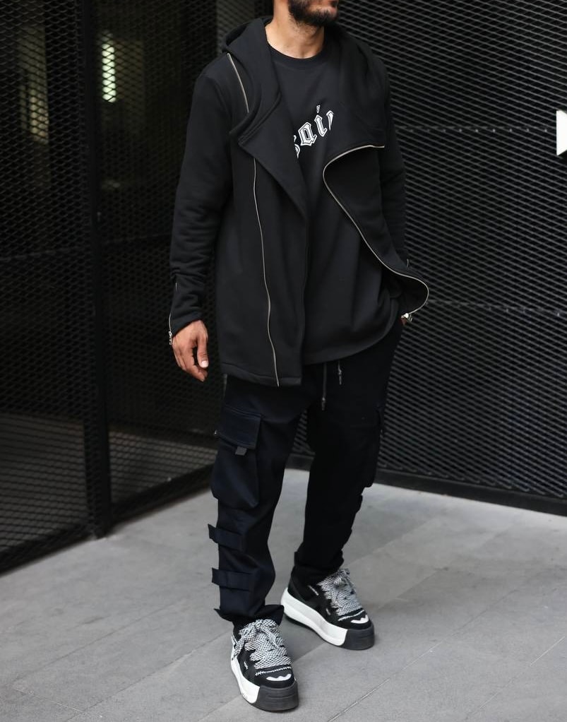 Black Zippered Jacket