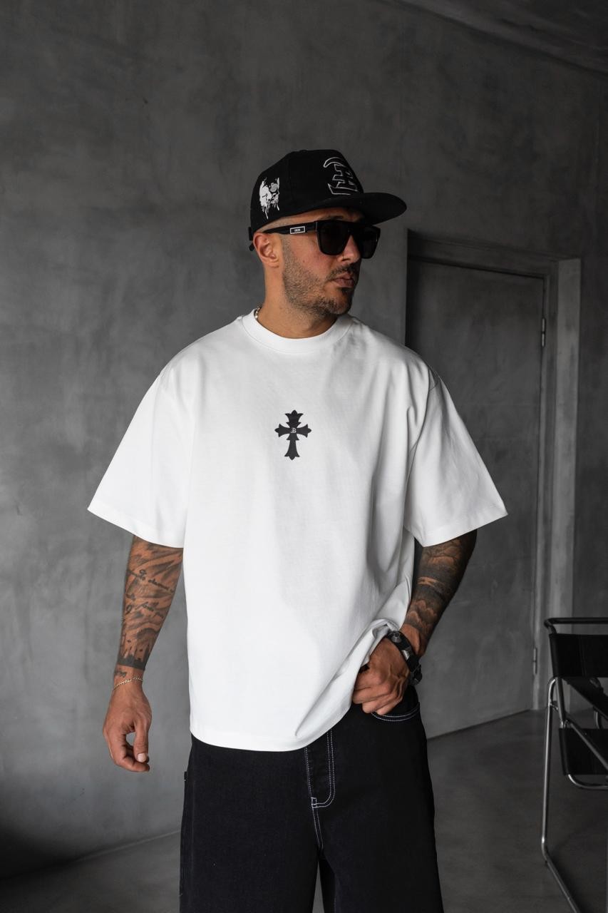 Detalied Haç T-shirt
