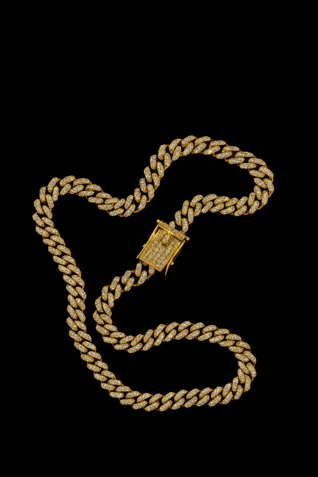 8mm Fullfilled Chain ( Gold )