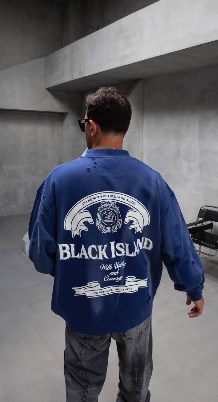 Blue Design Sweatshirt